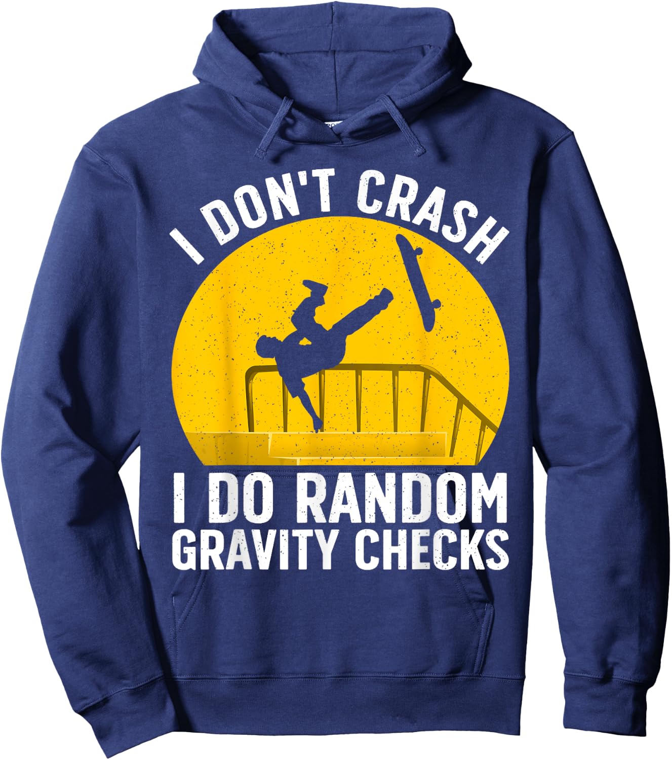 Cool Skateboard Art Women Skateboarder Skate Board Hoodie - Hoodie | Navy