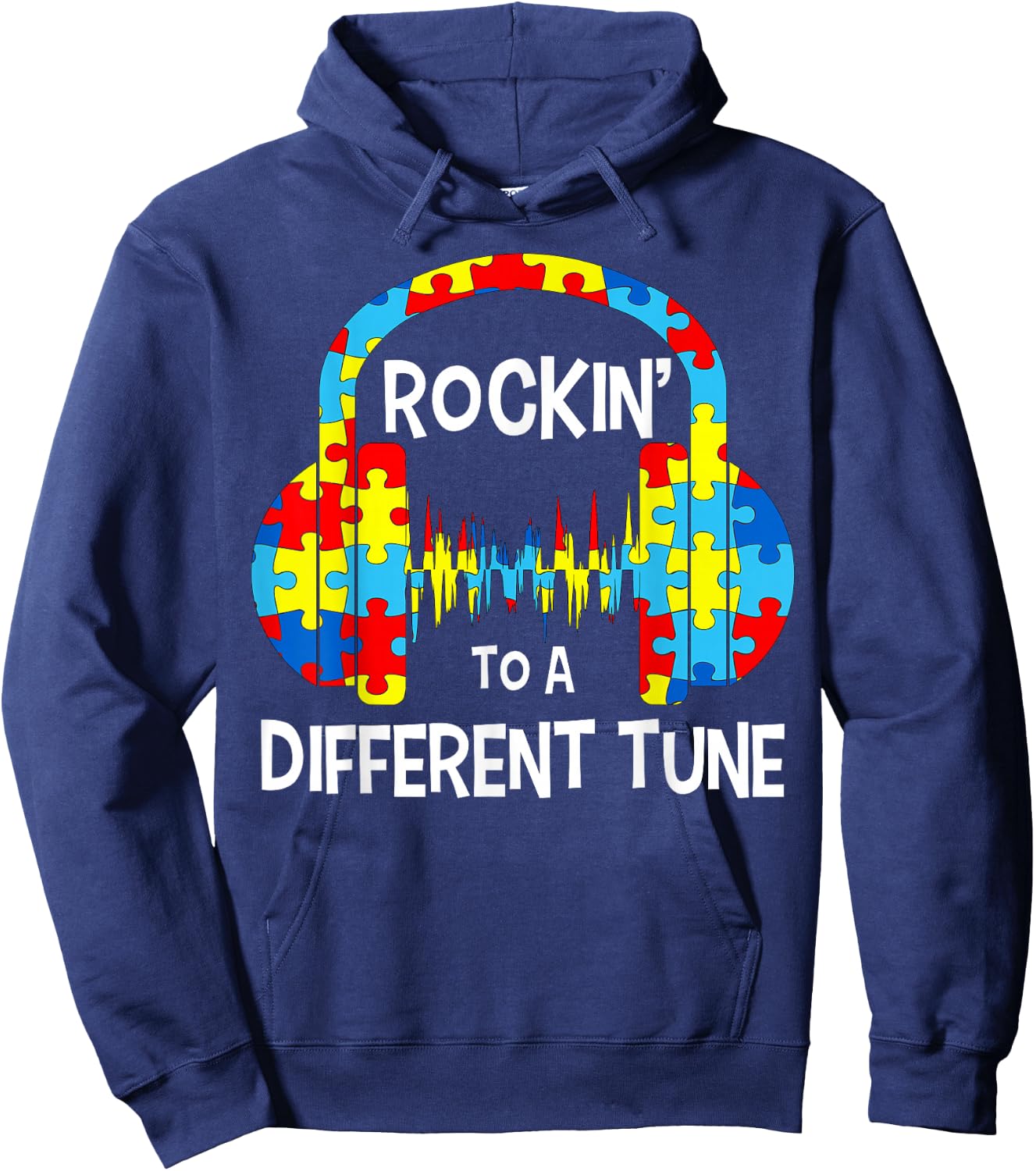 Motivational Saying Different Tune Men Women Inspiring Son Hoodie - Hoodie | Navy