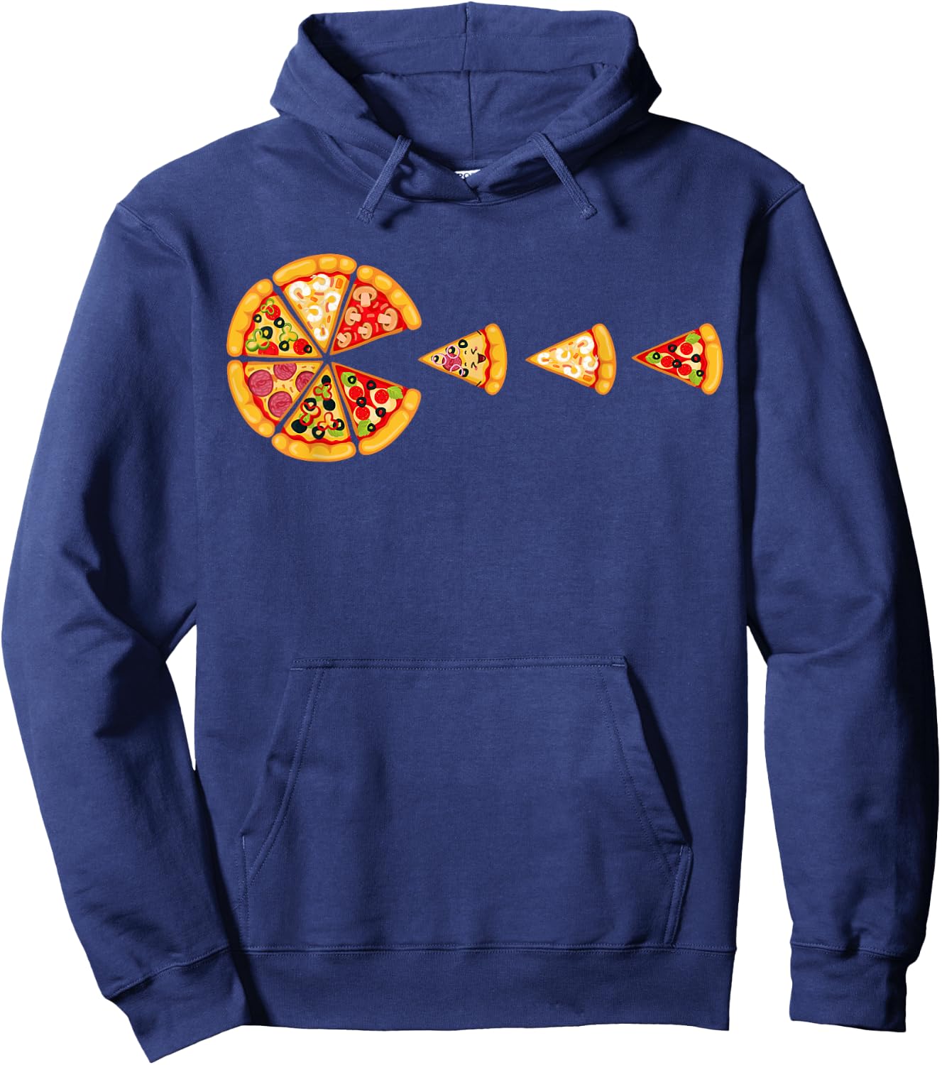 I Love Pizza | Pizza Party | Pizza Pie Slice | Pizza Lover Hoodie - Hoodie | Navy