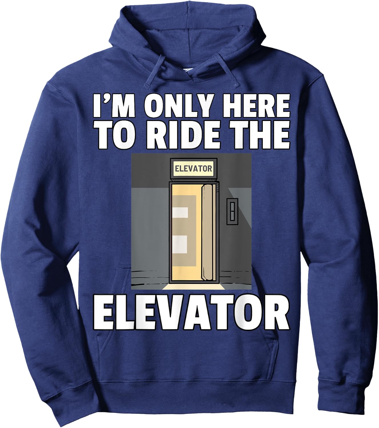 Elevator Buttons Mechanic Technician Hoodie - Hoodie | Navy