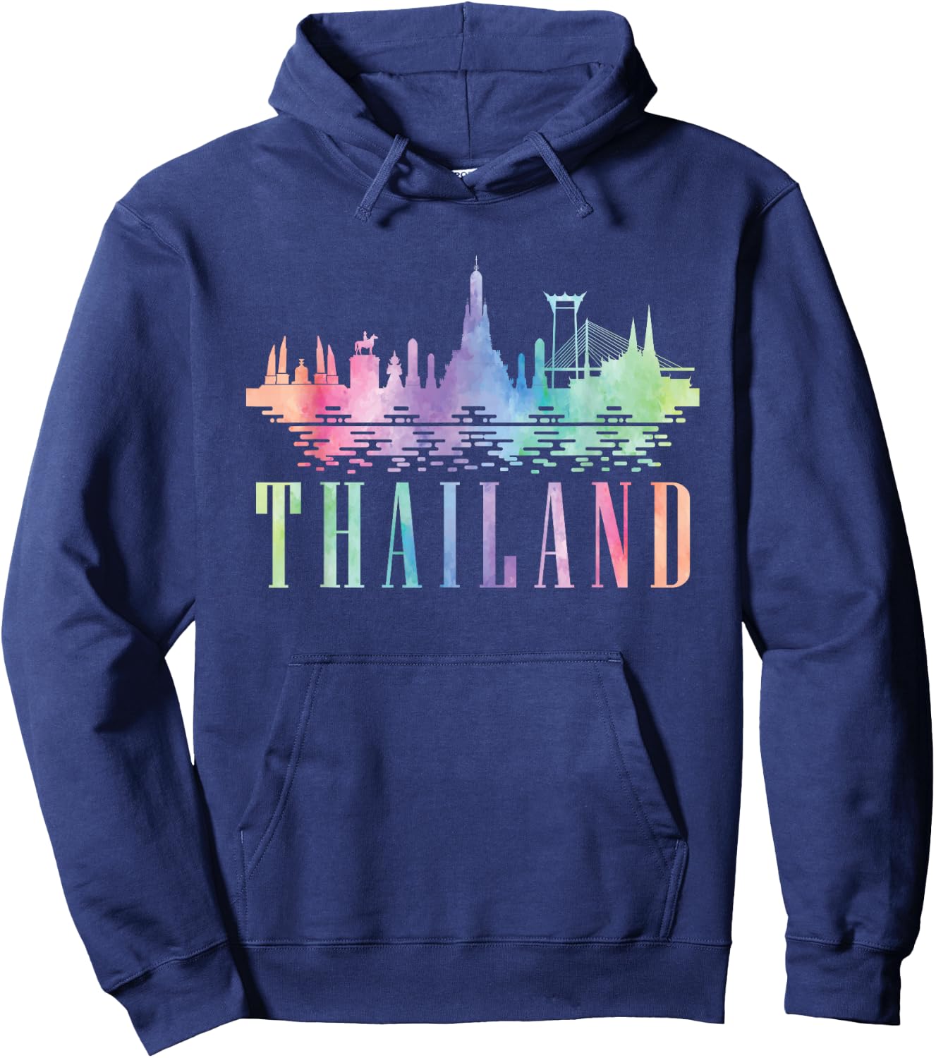 Thailand Thai Flag Thai Food Hoodie - Hoodie | Navy