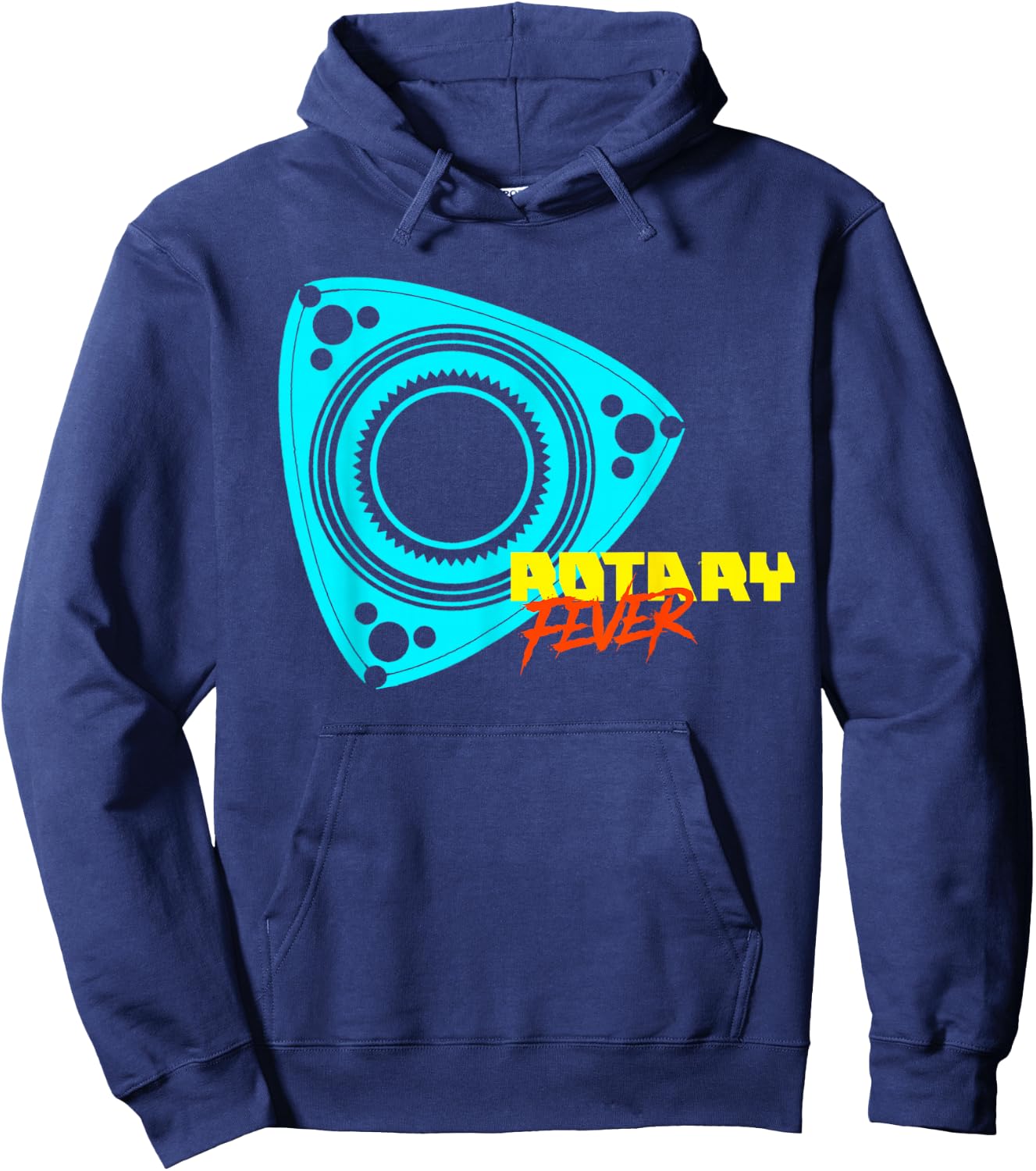 Rotary Fever Rotary Engine Hoodie - Hoodie | Navy