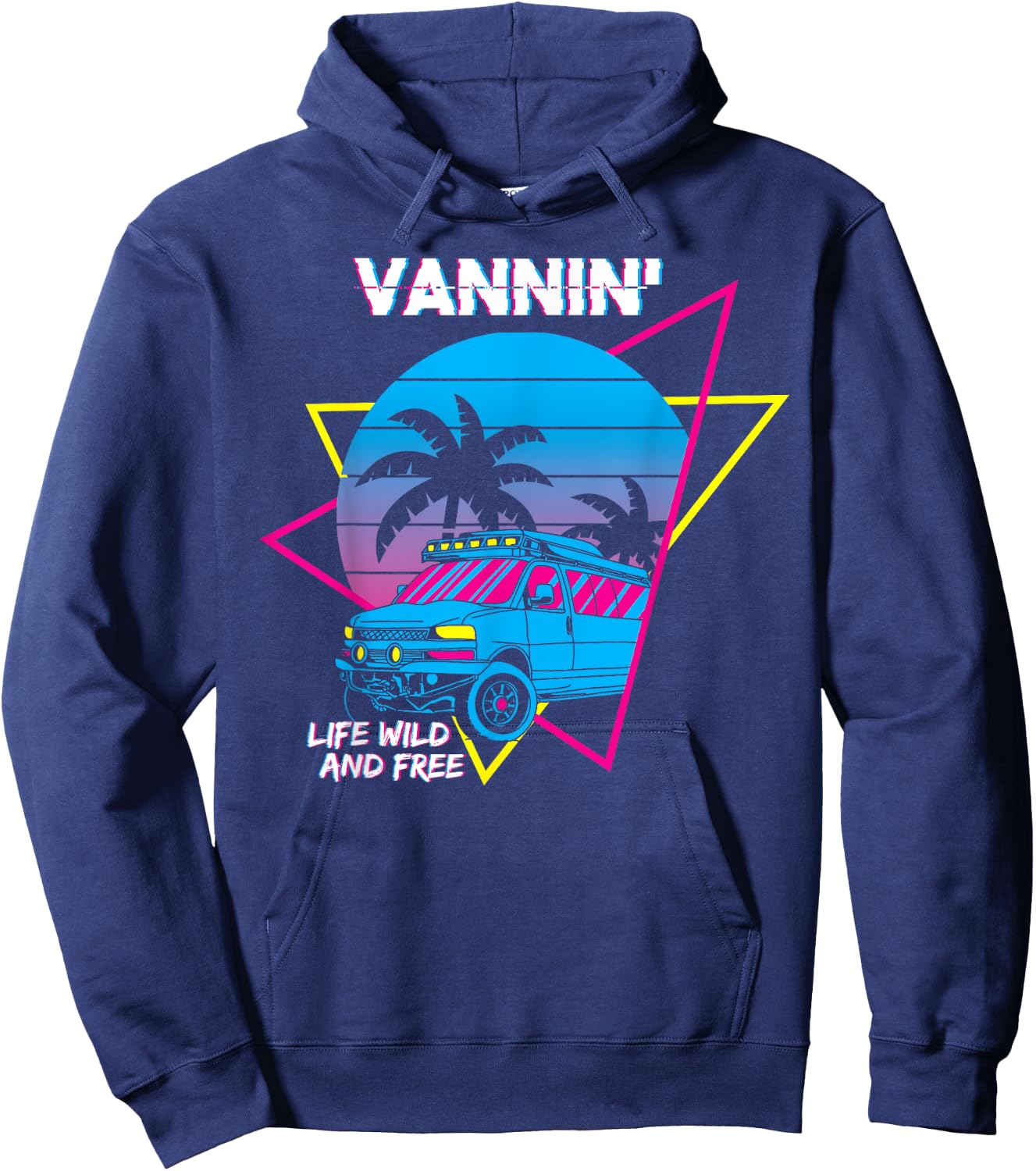 Vanlife Vannin - Vandweller Van Life Vannin Hoodie - Hoodie | Navy