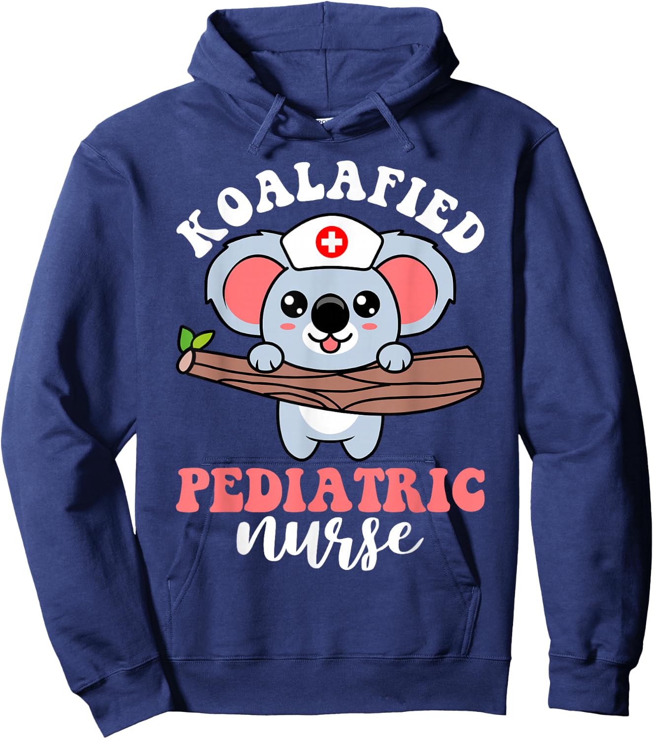Koalafied Pediatric Nurse Pediatrician Pediatrist Graphic Hoodie - Hoodie | Navy