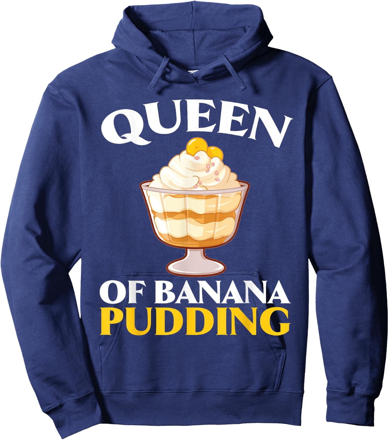 Banana Pudding Bread Lover American Cuisine Foodie Hoodie - Hoodie | Navy