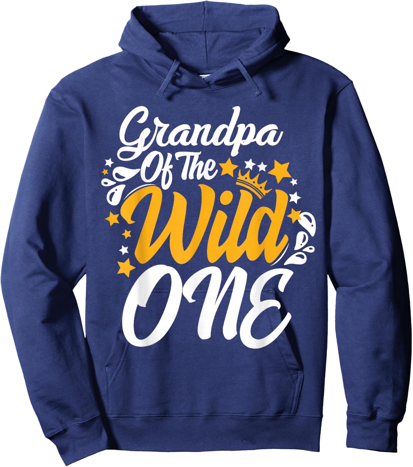 Grandpa of the wild one 1st Birthday party First Thing men Hoodie - Hoodie | Navy