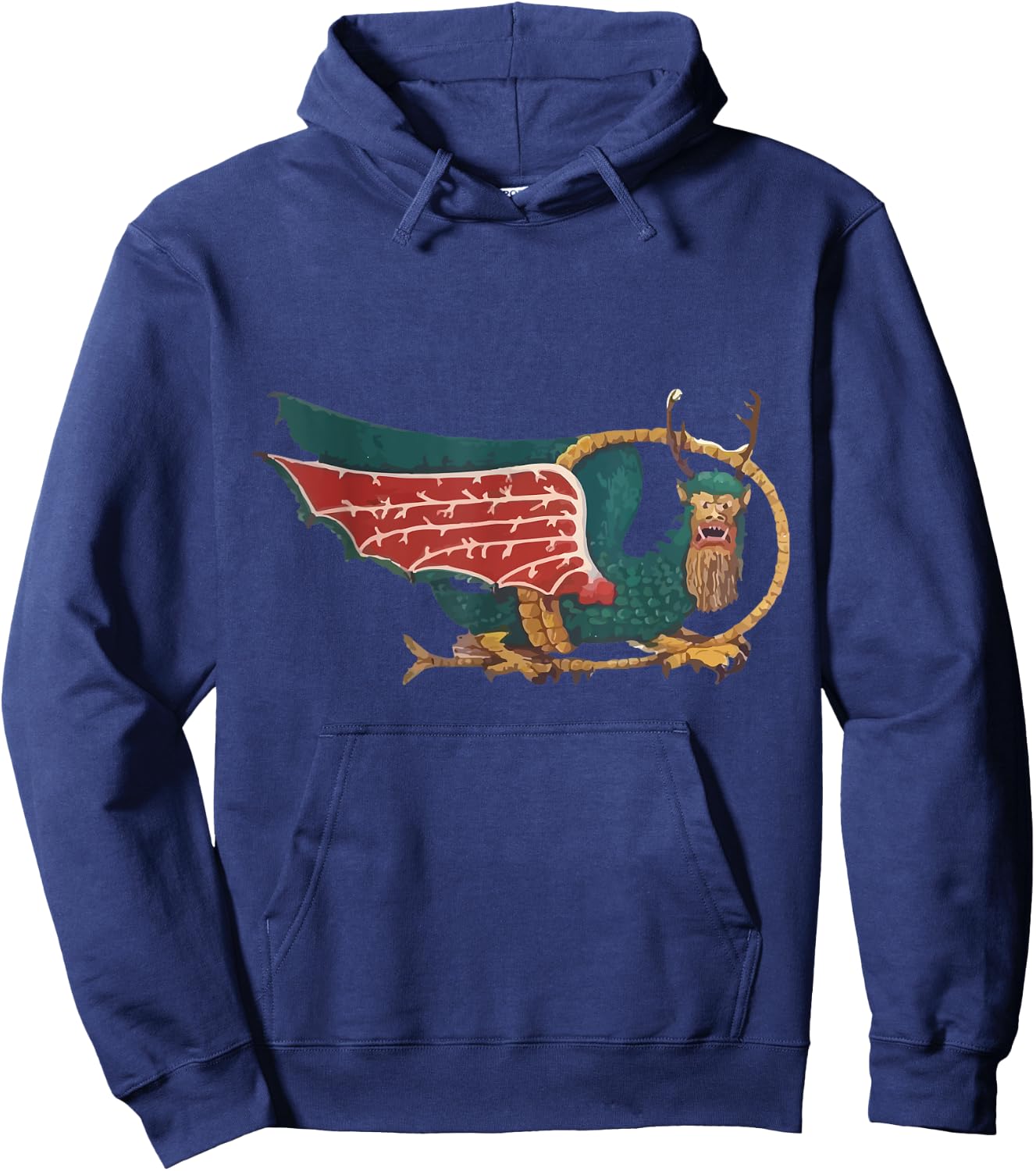 Indian Bird Piasa Dragon Lewis & Clark Expedition Hoodie - Hoodie | Navy