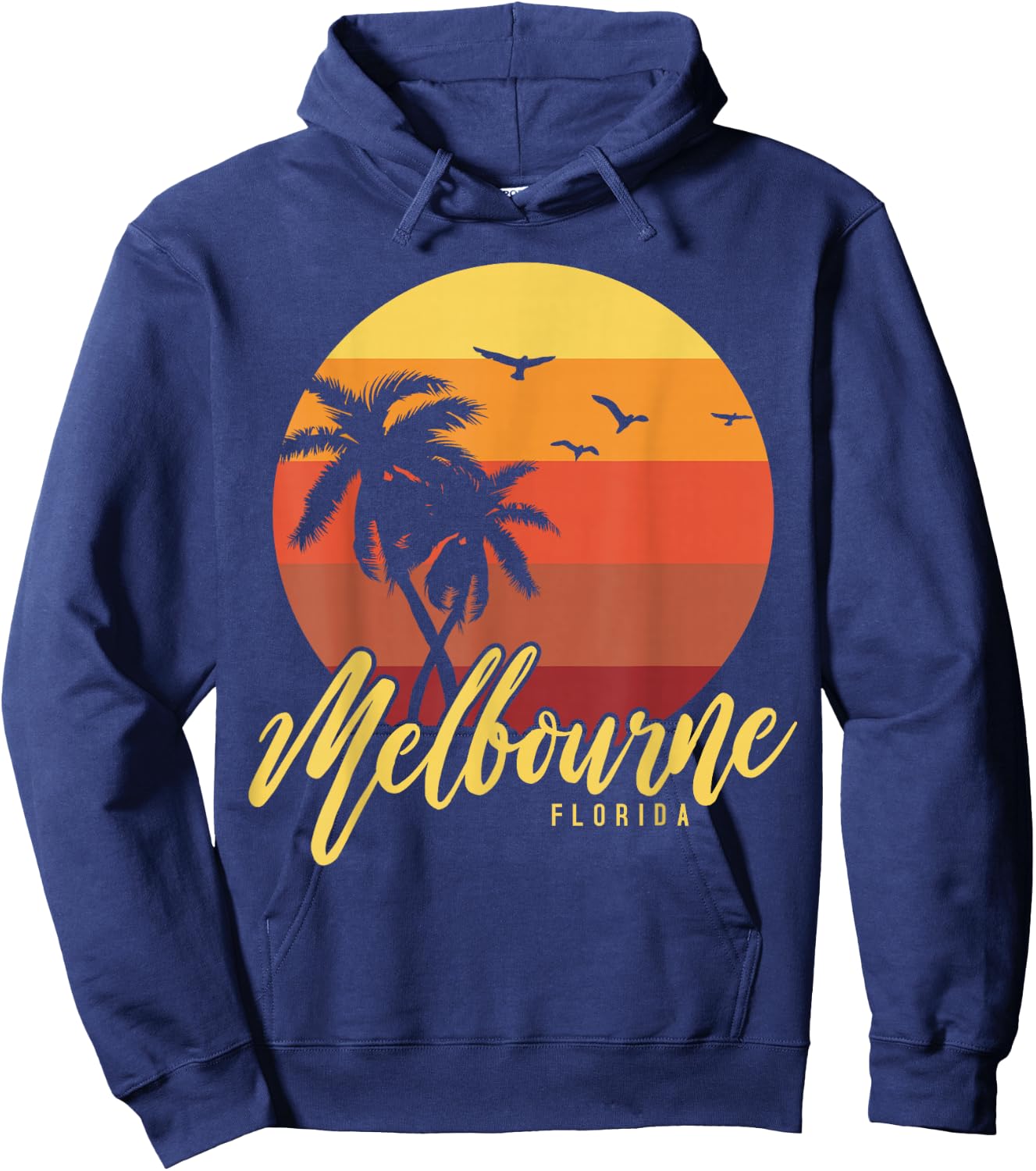 Melbourne Florida Hoodie - Hoodie | Navy