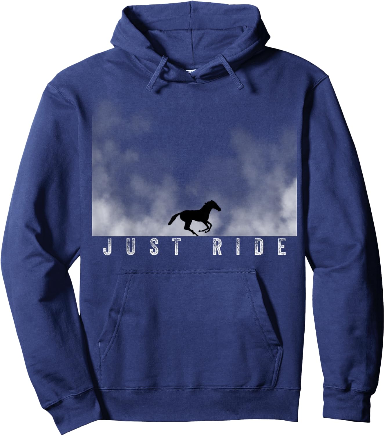 Horse riding Just Ride Horses , Small Hoodie - Hoodie | Navy