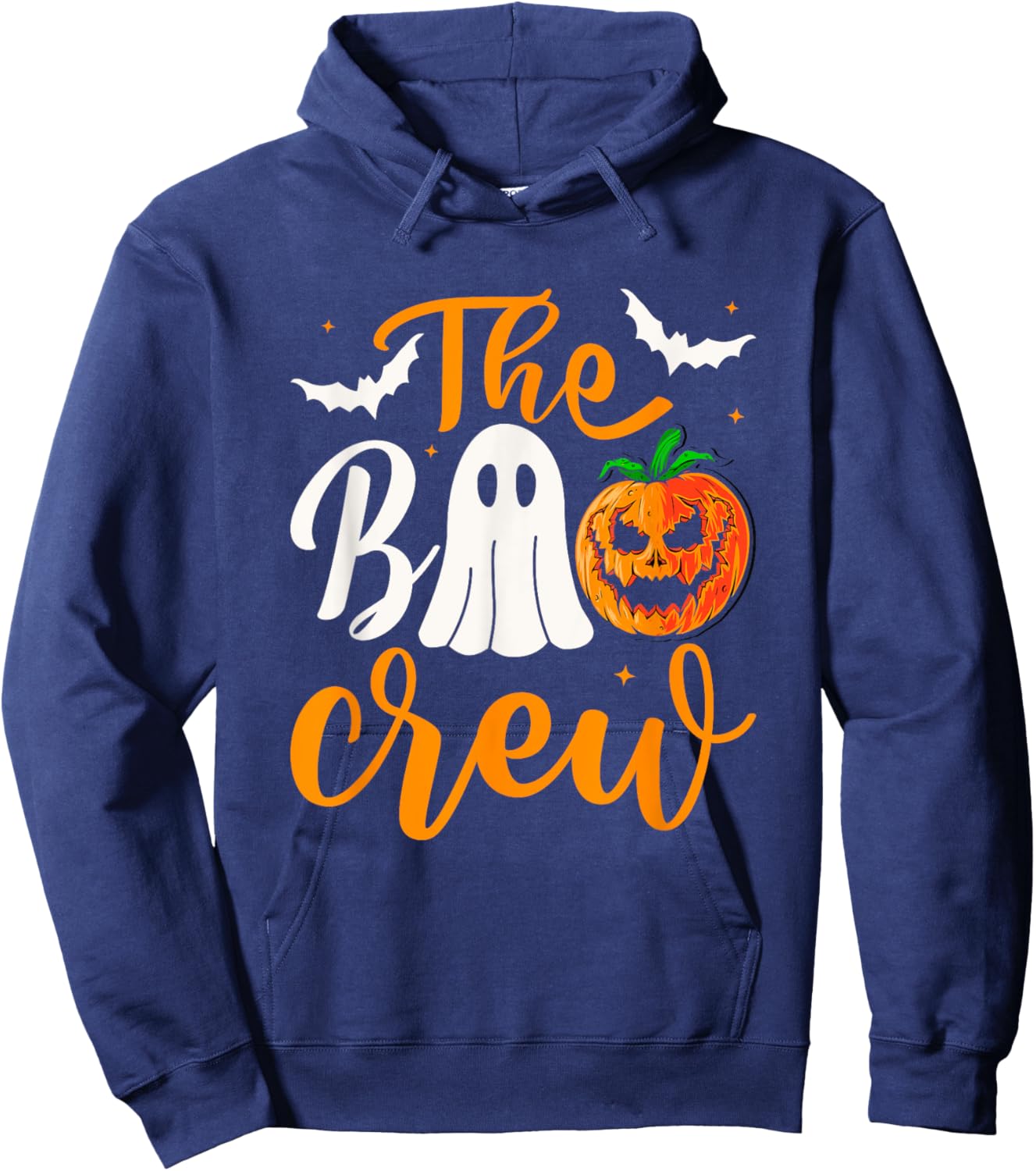 Halloween The Boo Crew - Cute Ghost - Spooky Family Matching Hoodie - Hoodie | Navy