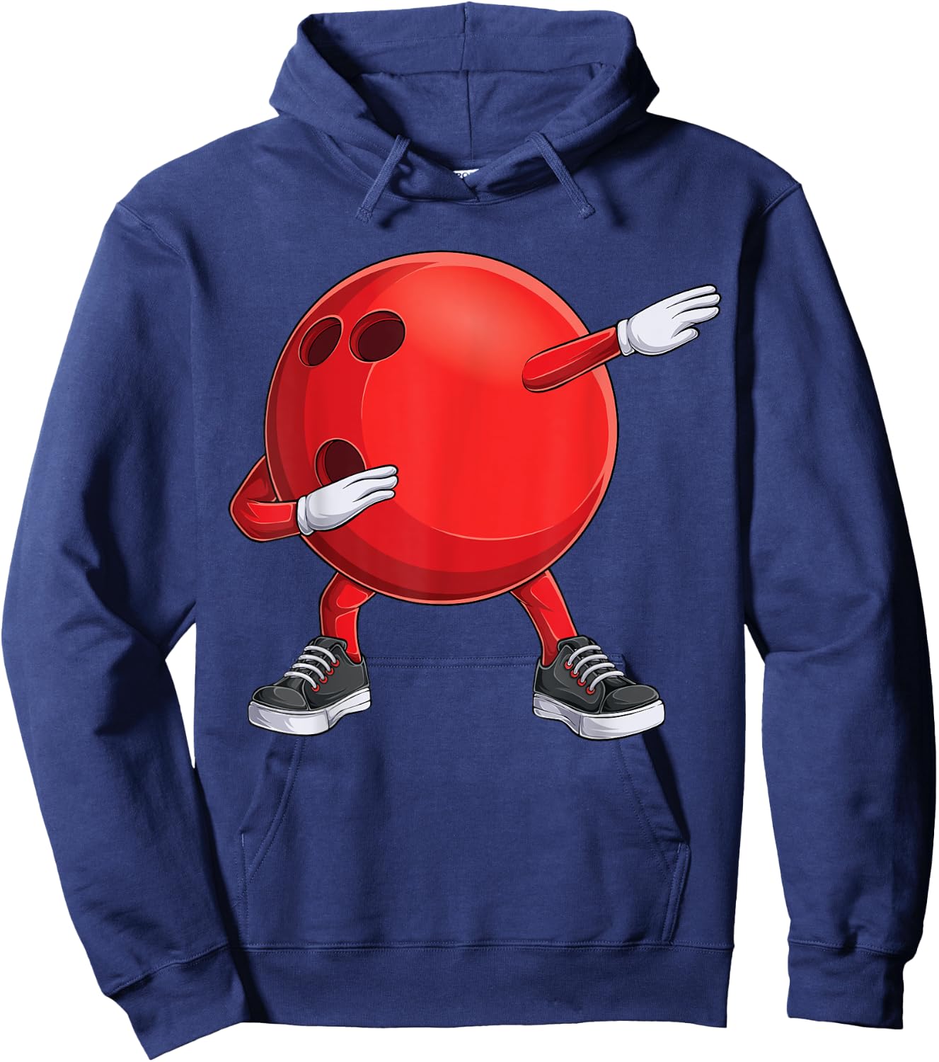 Funny Dab Bowling Ball Bowler Bowling Player Kids Boys Men Hoodie - Hoodie | Navy