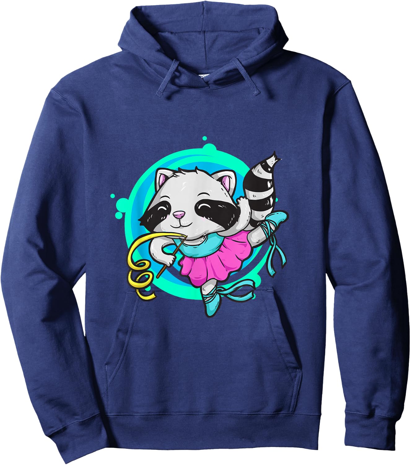 Ballet Dancer Raccoon Trash Panda Ballerina Ballet Teacher Hoodie - Hoodie | Navy