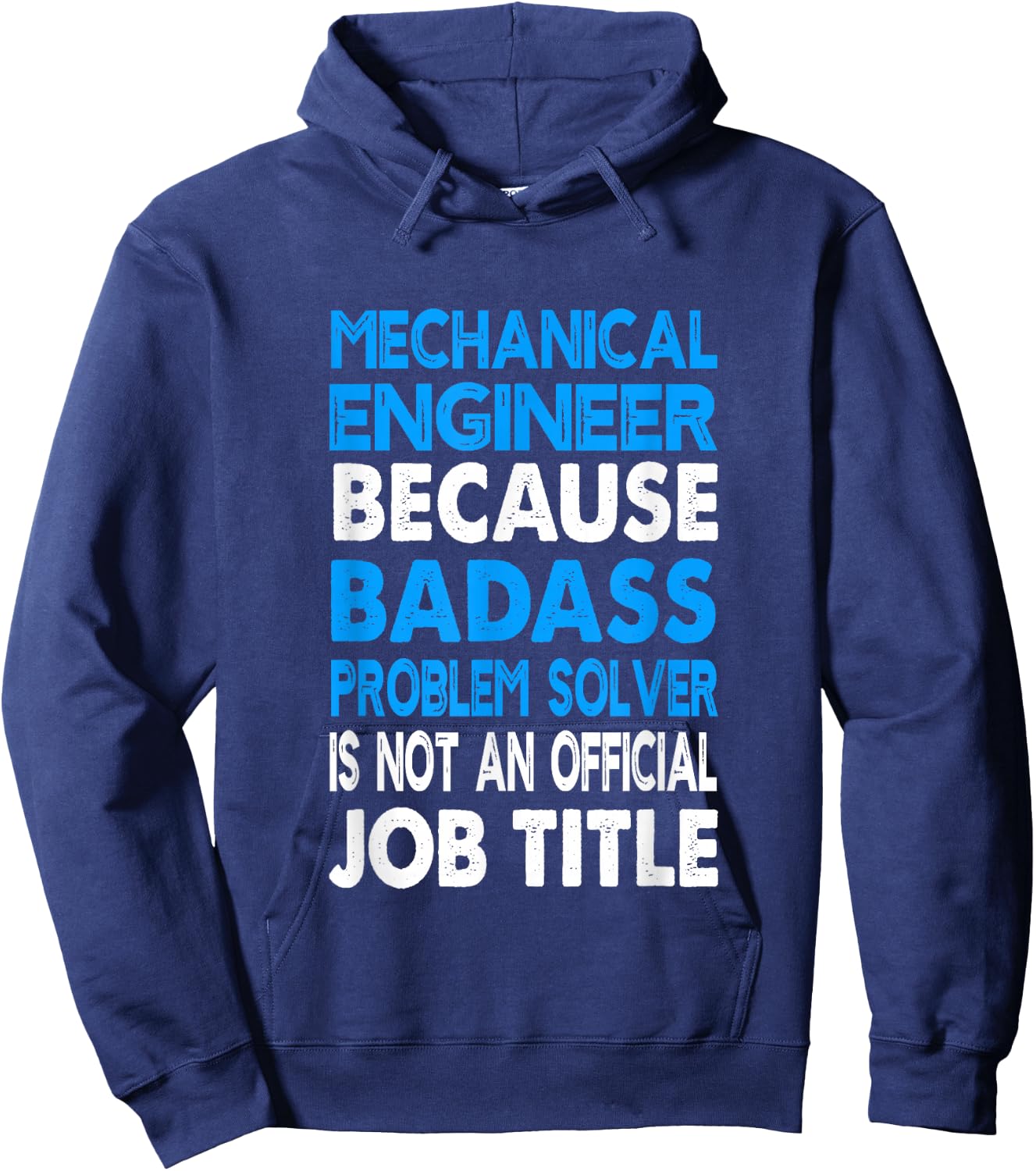 Mechanical Engineer Badass Problem Solver Funny Engineering Hoodie - Hoodie | Navy