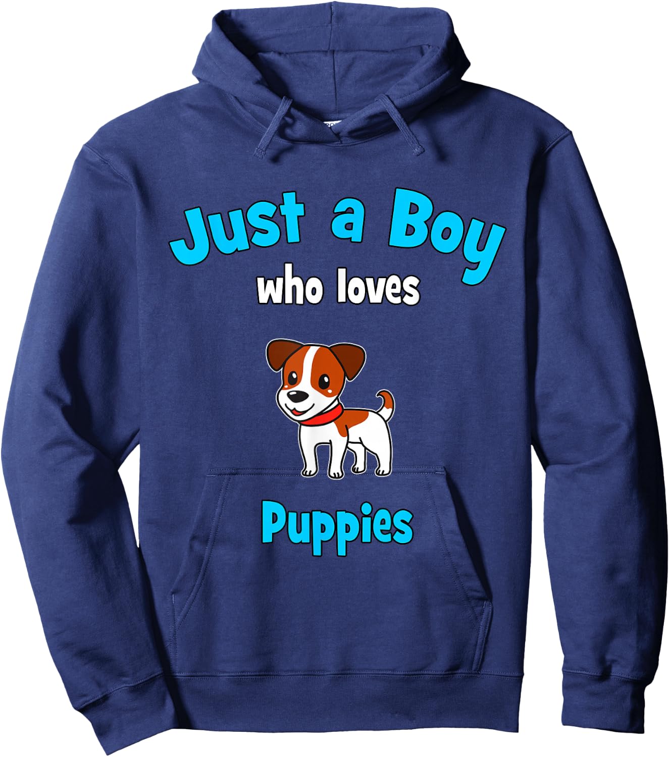 Puppy Shirt for Boys | Kids Puppy Hoodie - Hoodie | Navy