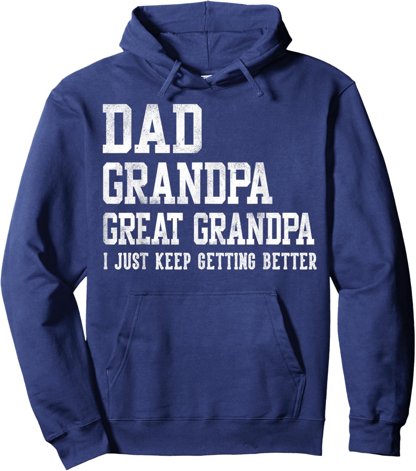 Dad Grandpa Great Grandpa Gifts Father's Day Birthday Hoodie - Hoodie | Navy