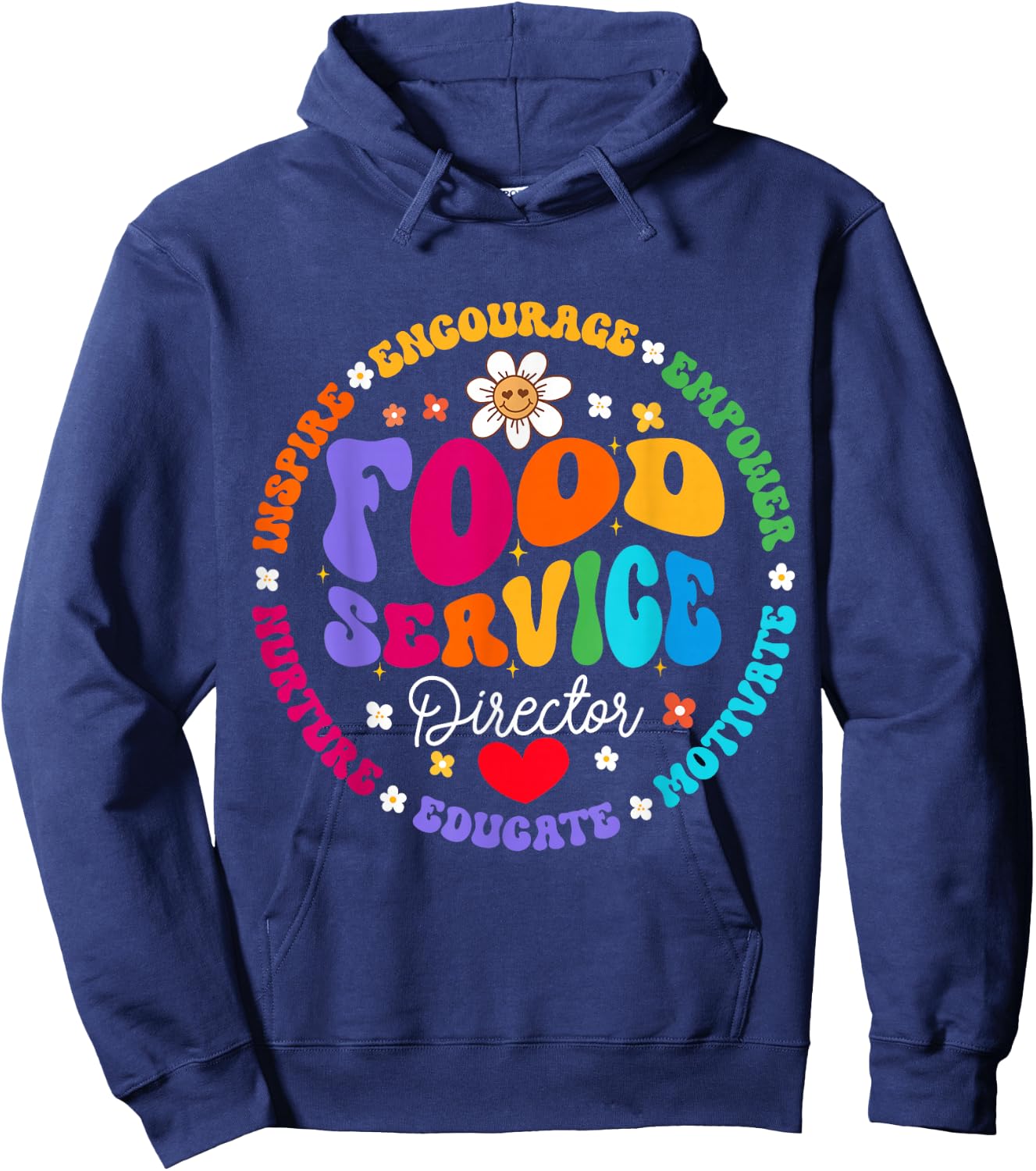 Food Service Director Cafeteria Team Helper School Squad Hoodie - Hoodie | Navy
