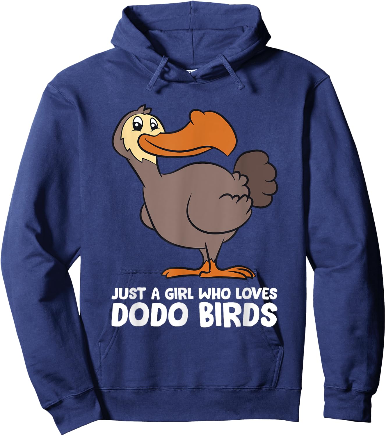 Funny Dodo Bird Just a Girl Who Loves Dodo Birds Hoodie - Hoodie | Navy