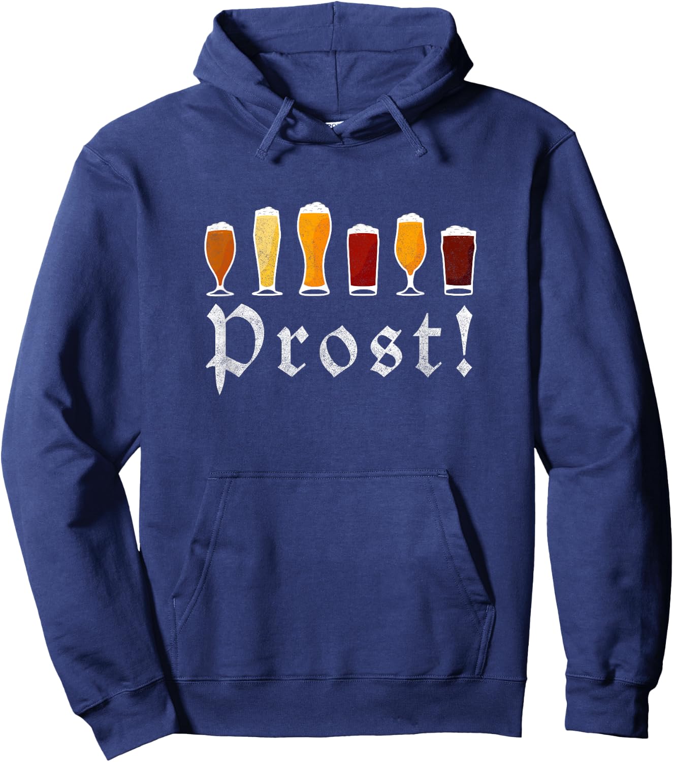 Oktoberfest Prost Celebrate Diversity Beer Hoodie - Hoodie | Navy