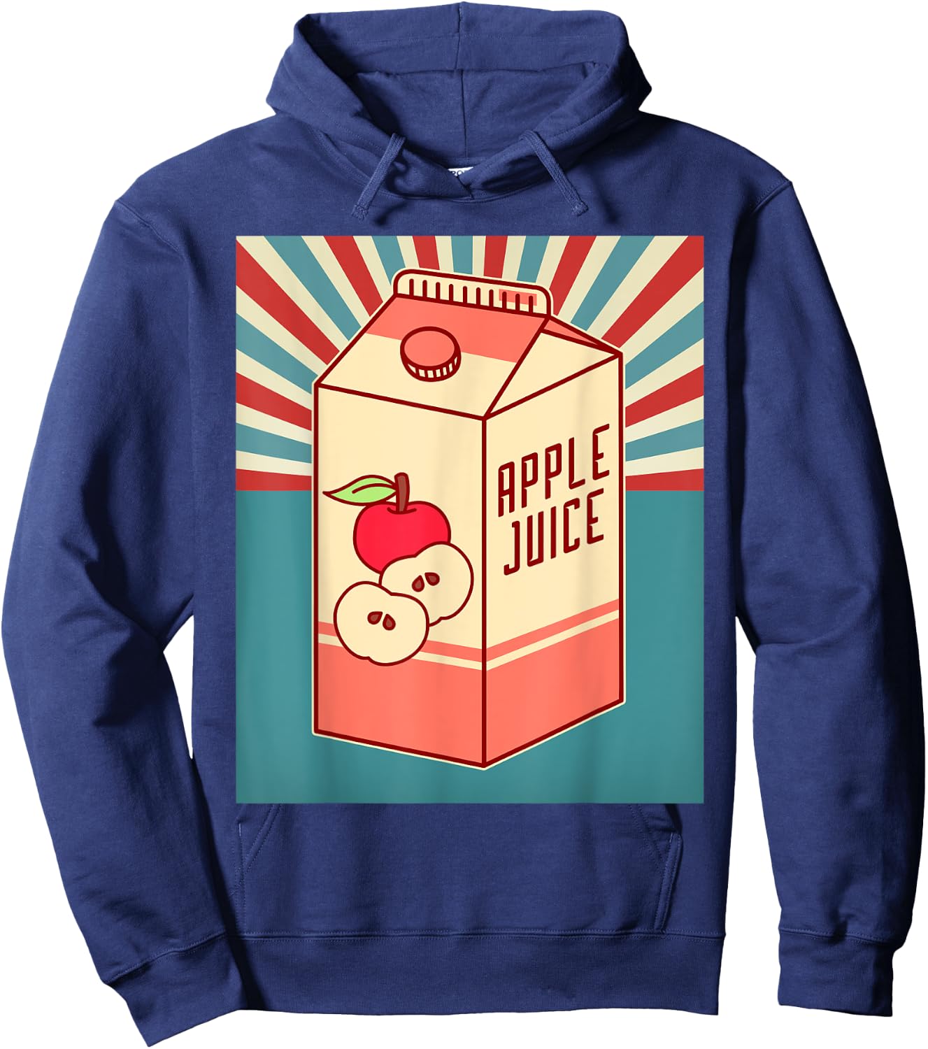 Vintage Japanese apple juice Hoodie - Hoodie | Navy