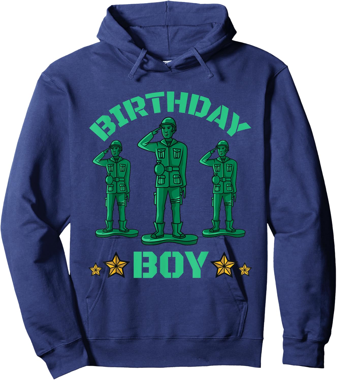 Funny Army Party Decorations Camo Birthday Boy Gift Men Kids Hoodie - Hoodie | Navy