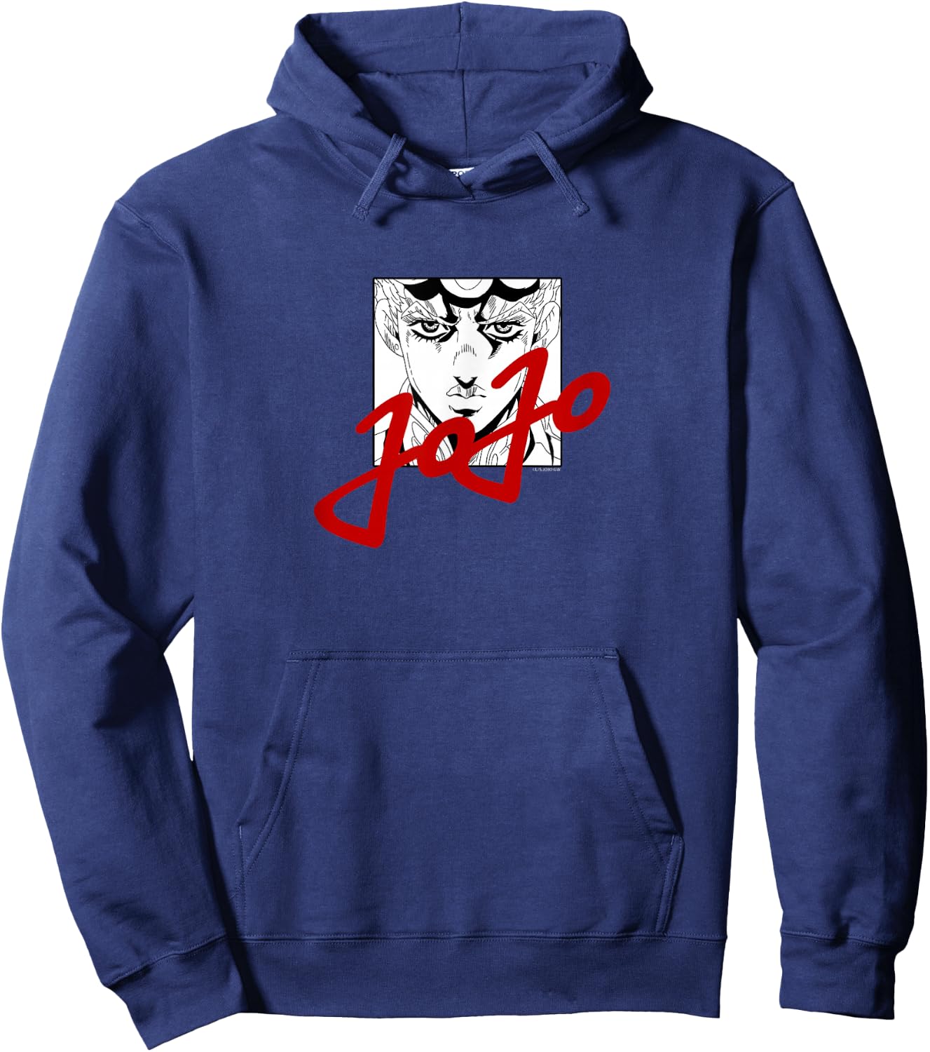 JoJo's Bizarre Adventure Giorno JoJo Script Anime Hoodie - Hoodie | Navy
