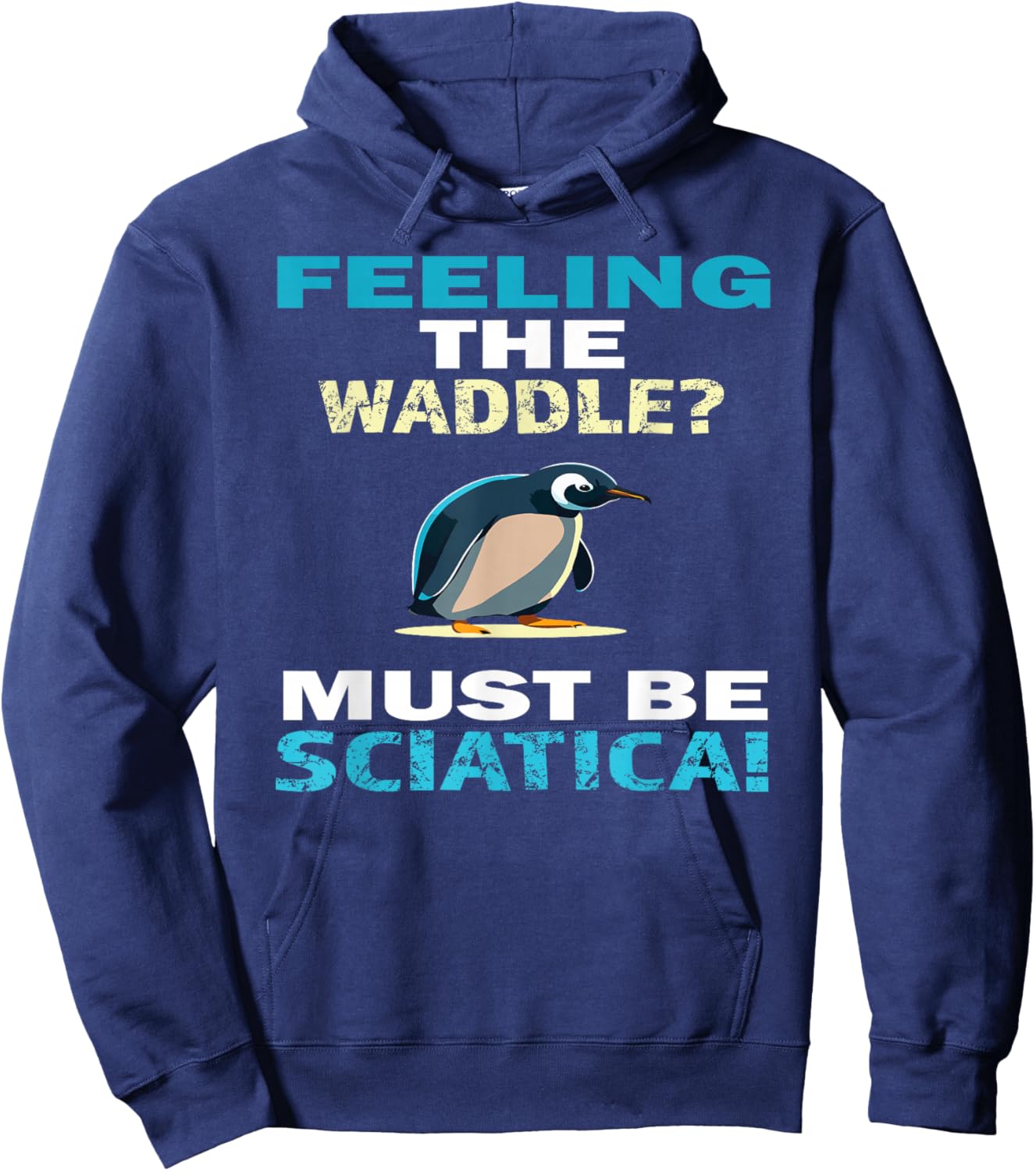 Funny Post Back Neck Spinal Fusion Sciatica Nerve Pain Gifts Hoodie - Hoodie | Navy
