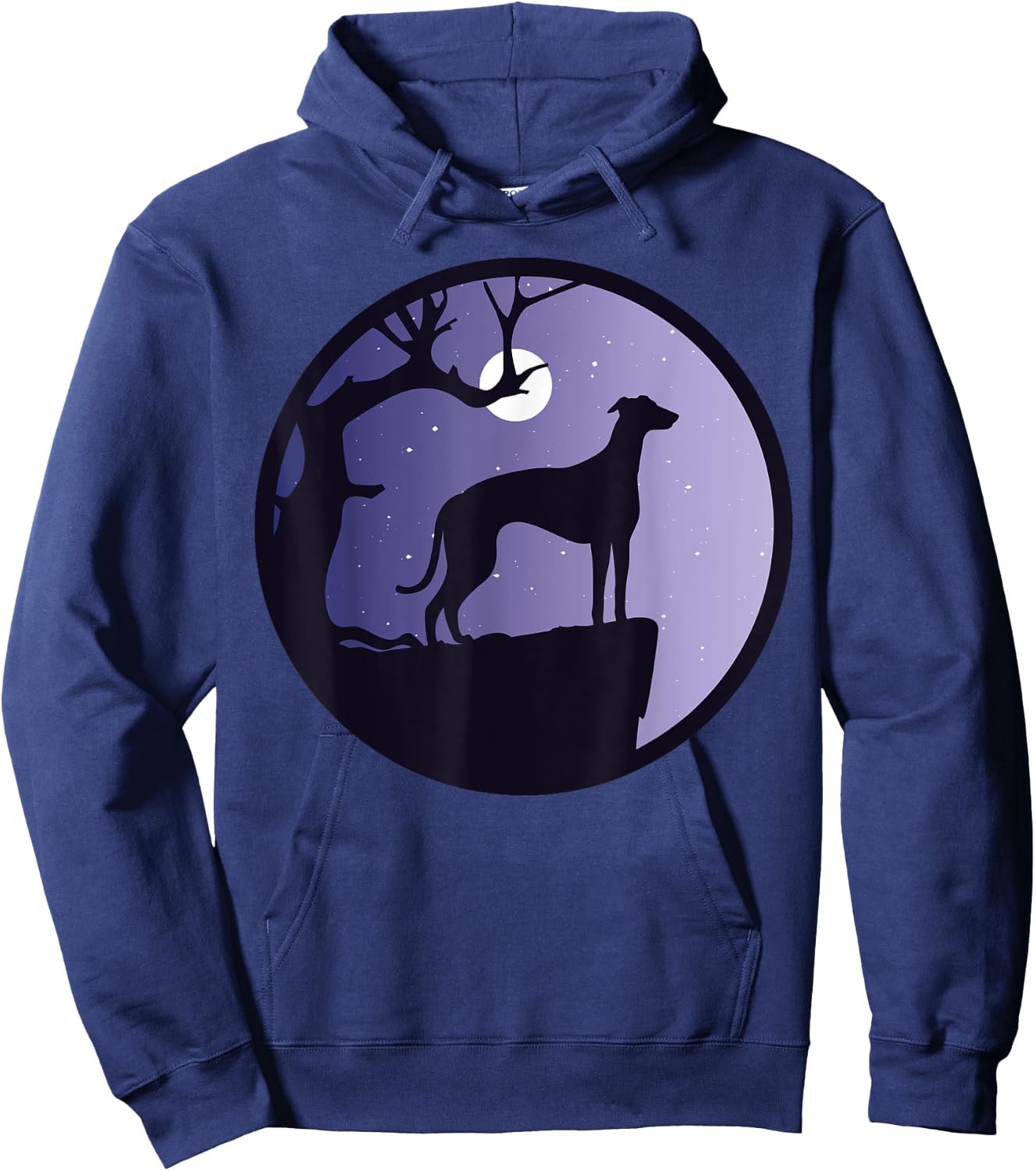Greyhound Grey-Dog Italian-Greyhound Hoodie - Hoodie | Navy