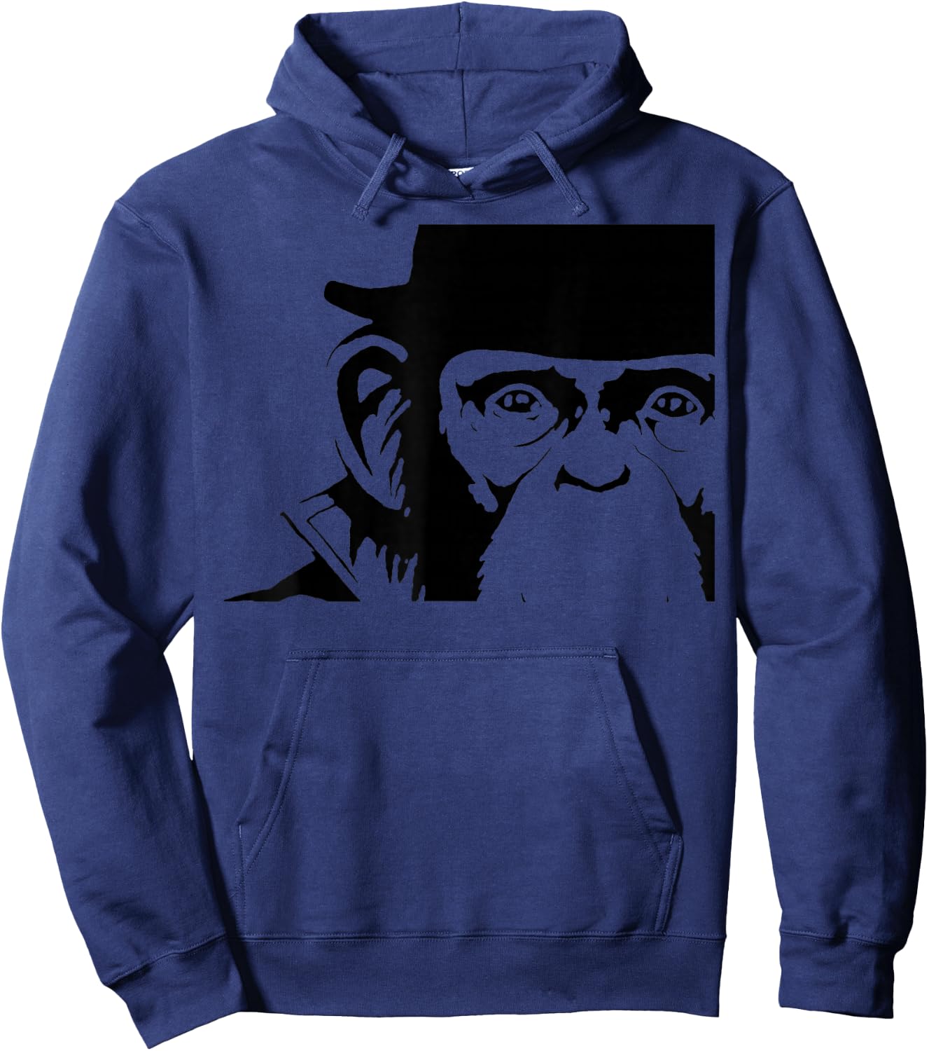 Lancelot Link Chimp Face Hoodie - Hoodie | Navy