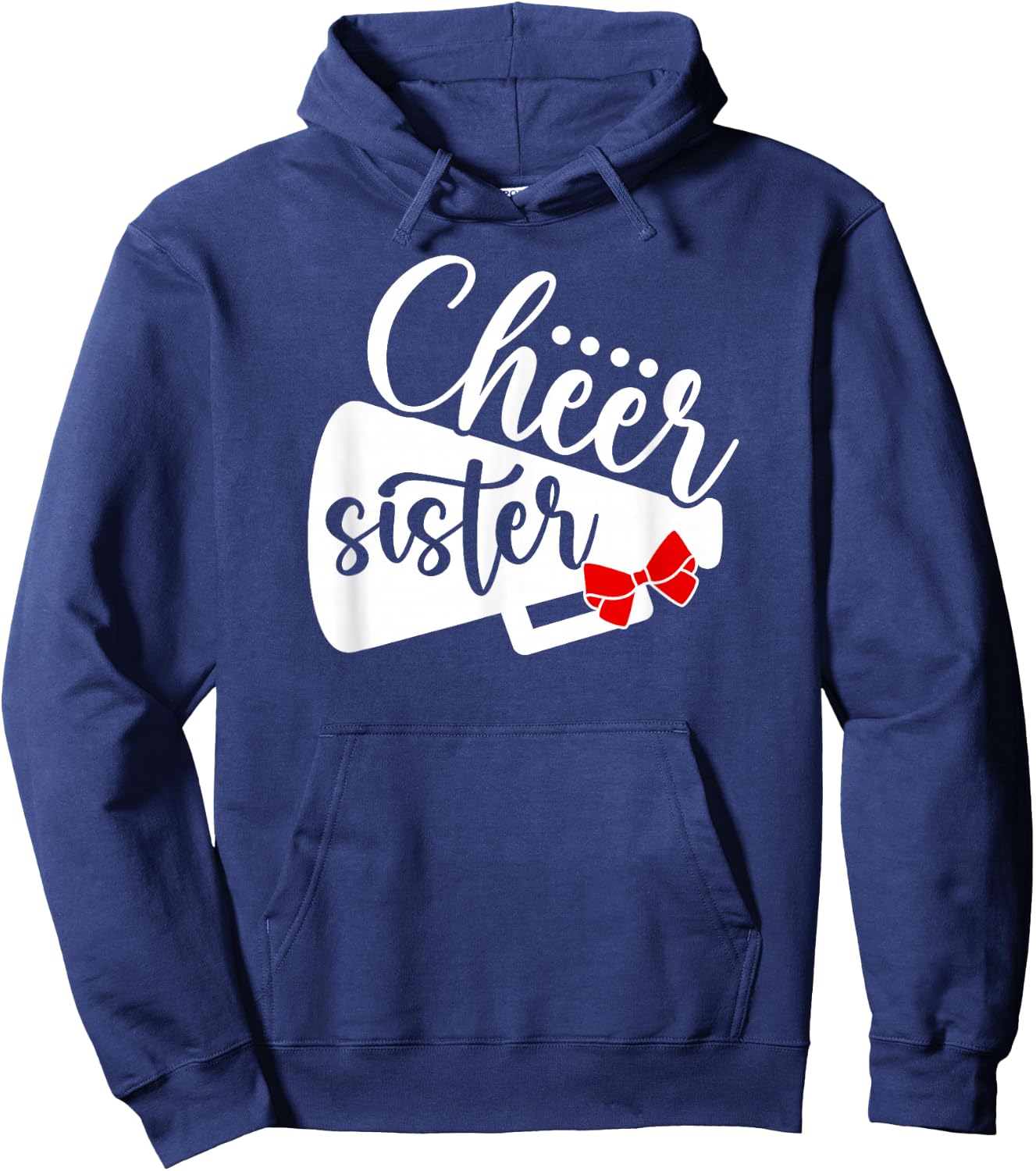 Cheer Sister Of A Cheerleader Sister Cheerleading Sis Hoodie - Hoodie | Navy