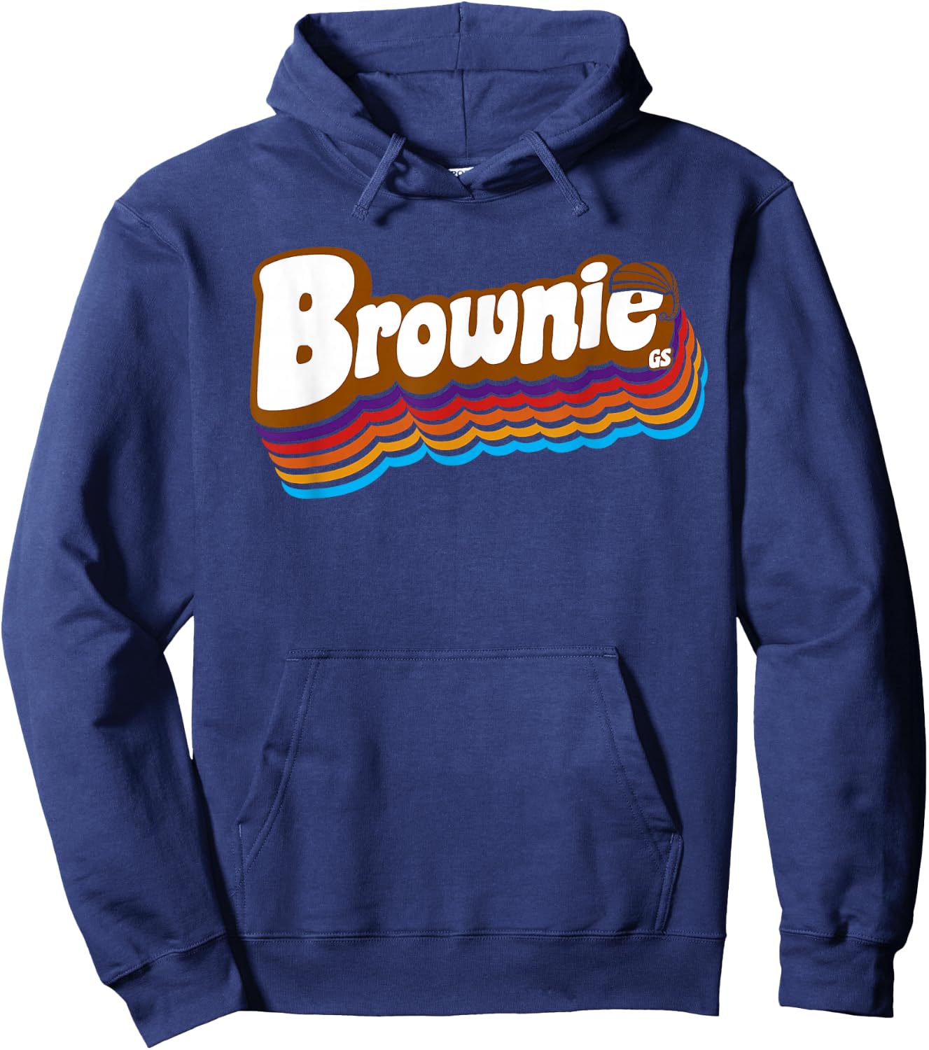 Girls Brownie Retro Troop | Scouting Hoodie - Hoodie | Navy