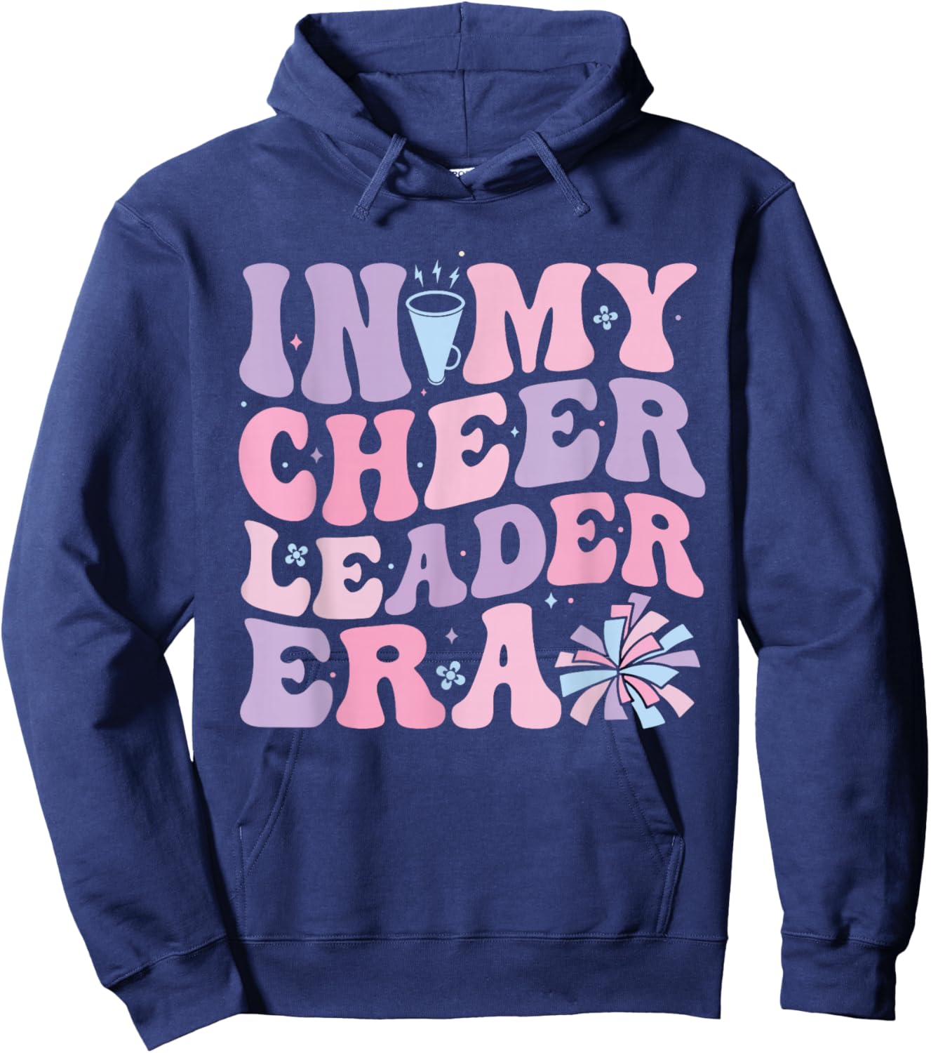 In My Cheerleader Era Cheerleading Funny Cheer Women Girls Hoodie - Hoodie | Navy
