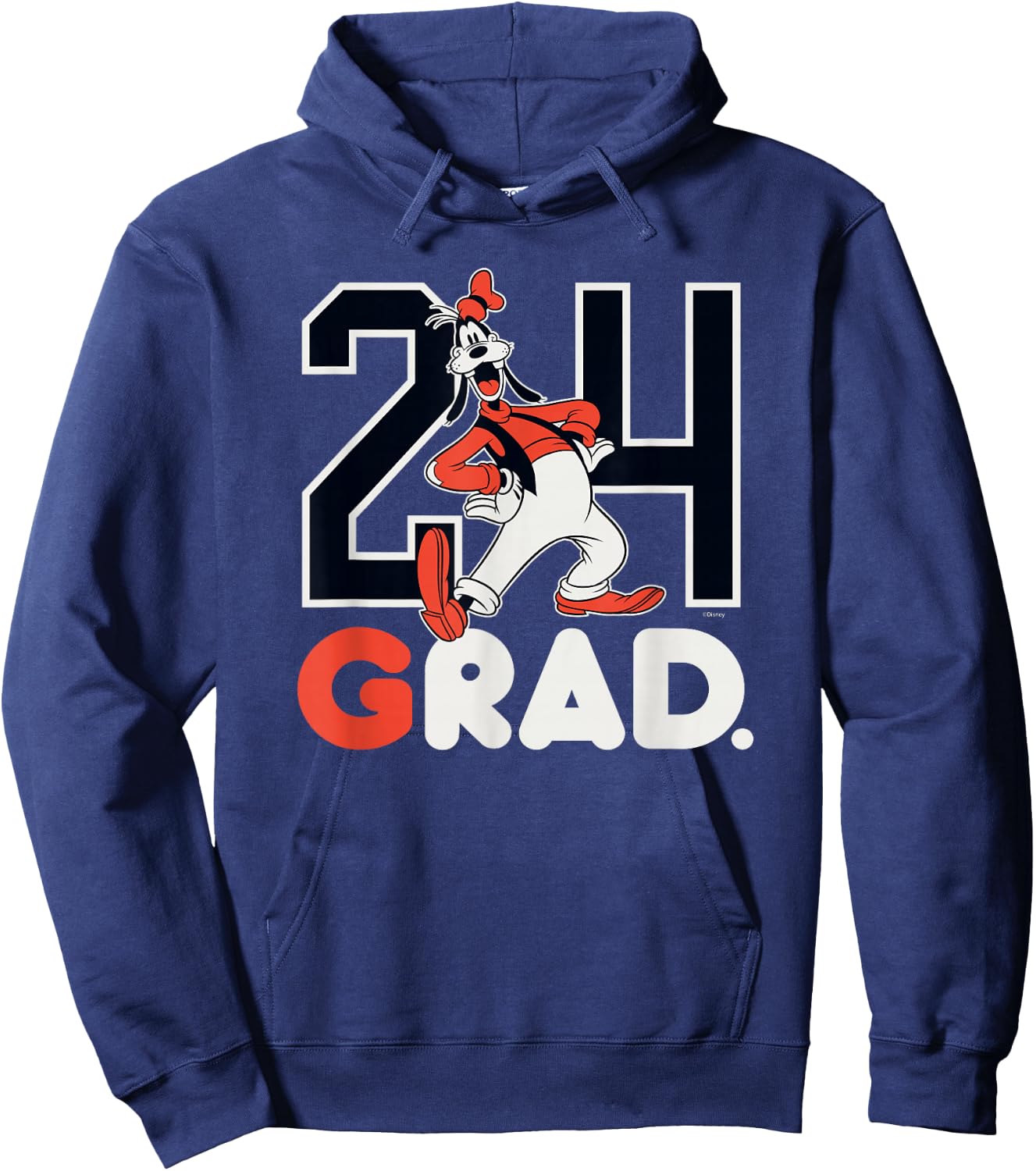 Disney Goofy Wheel Grade Class of '24 Graduation 2024 Hoodie - Hoodie | Navy