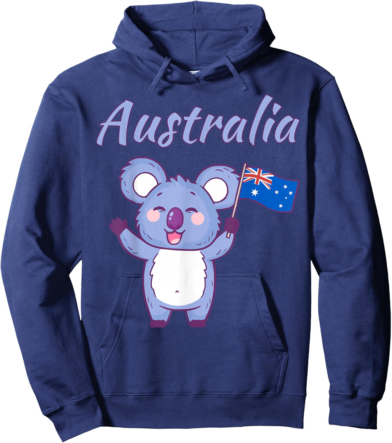 Australia Day Toddler Shirt Funny Koala Australian Flag Hoodie - Hoodie | Navy