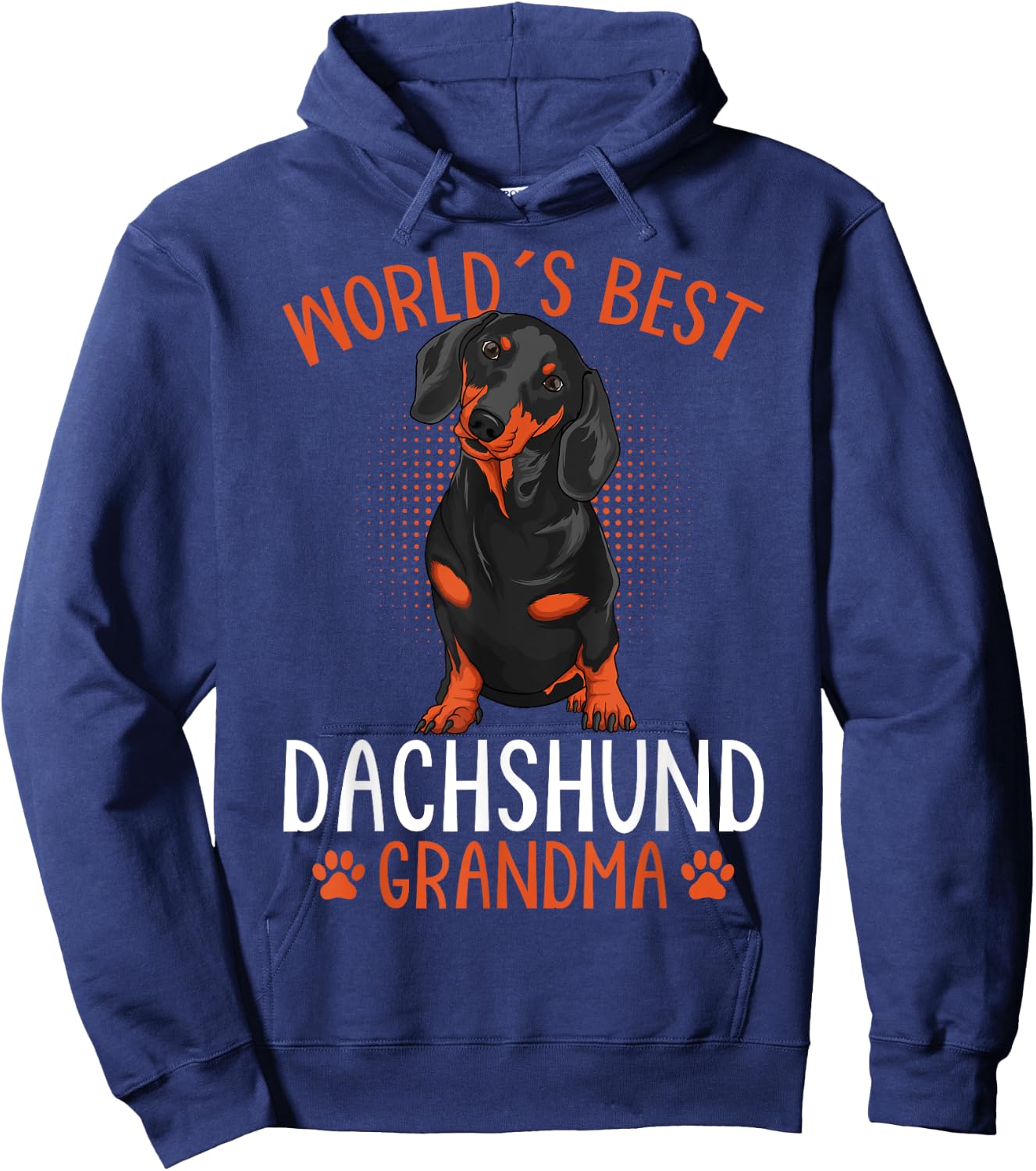 Dachshund Grandma Funny Weenie Dog Lover Weiner Dog Women Hoodie - Hoodie | Navy