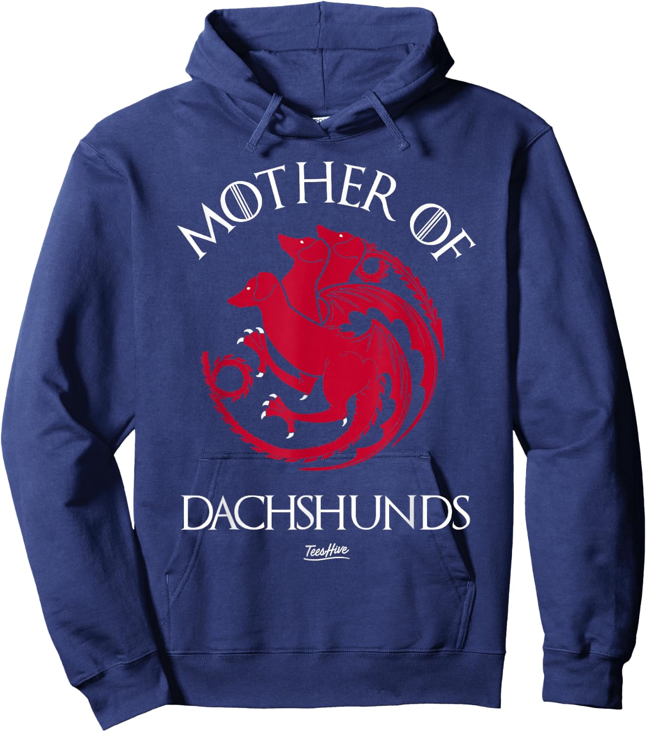 Mother Of Dachshunds - Women Dachshund Mom Hoodie - Hoodie | Navy