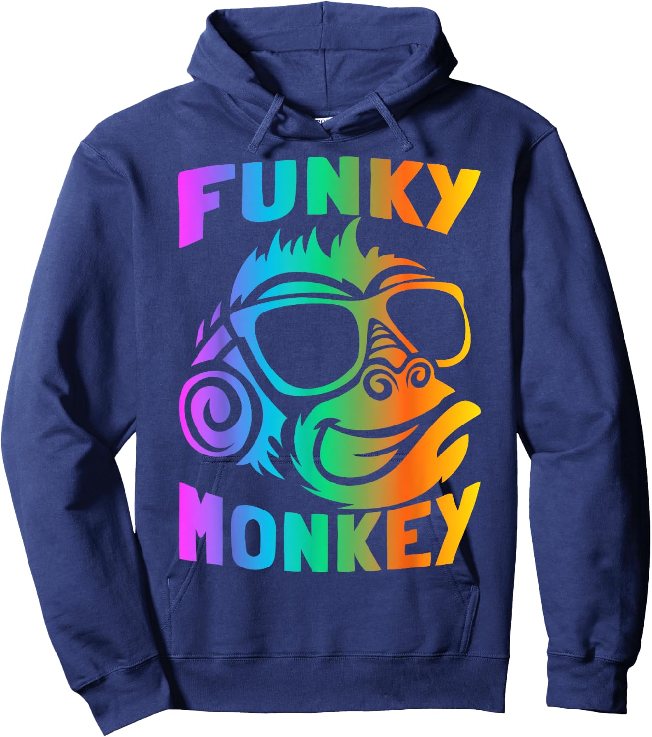 Funny Monkey Hoodie - Hoodie | Navy