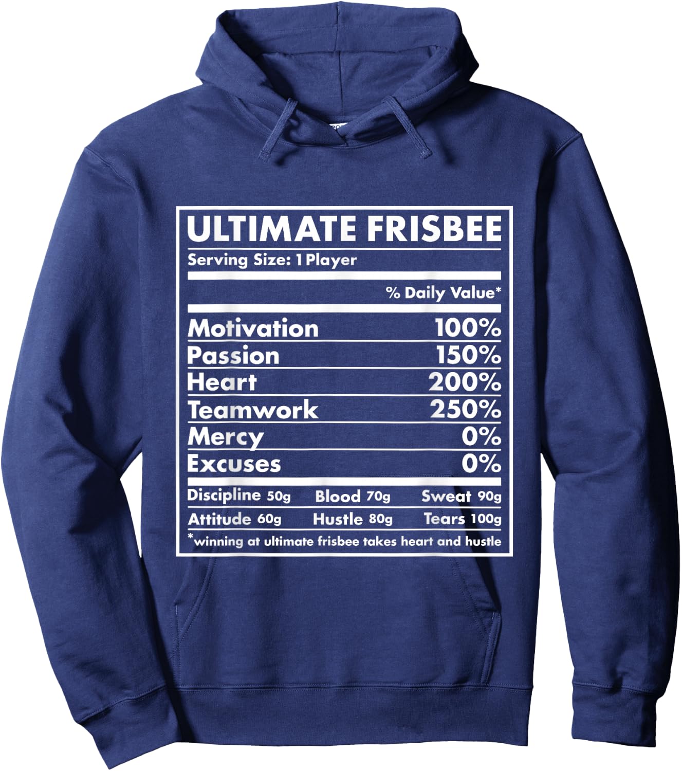 Sport Nutrition Ultimate Frisbee Hoodie - Hoodie | Navy
