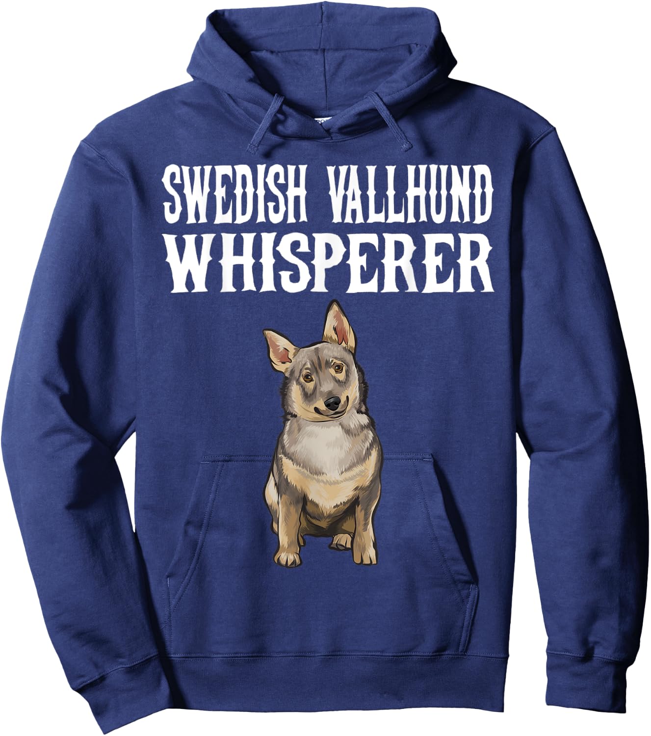 Swedish Vallhund Wisperer Funny Dog Lover Gift Women Hoodie - Hoodie | Navy