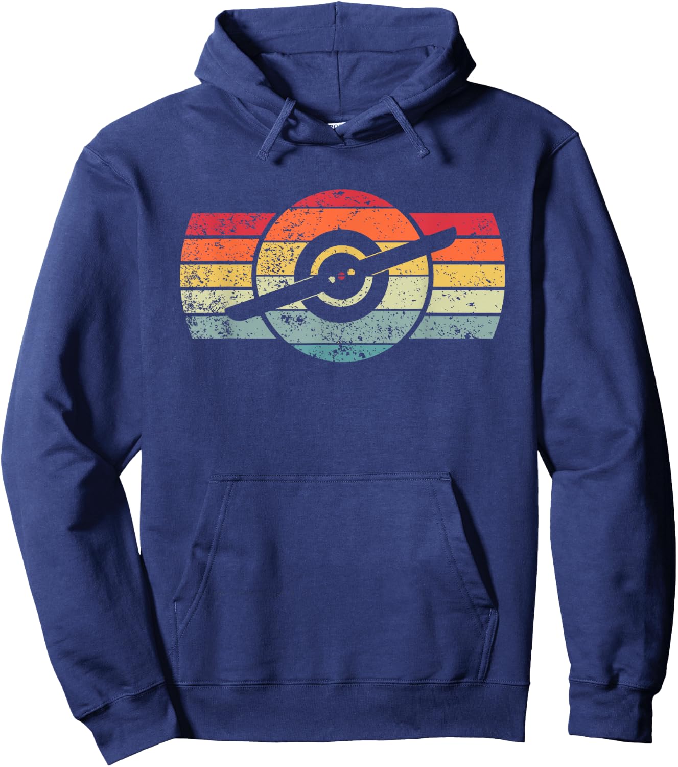 One Wheel Electric Skateboard Float Owner Skateboarding Hoodie - Hoodie | Navy