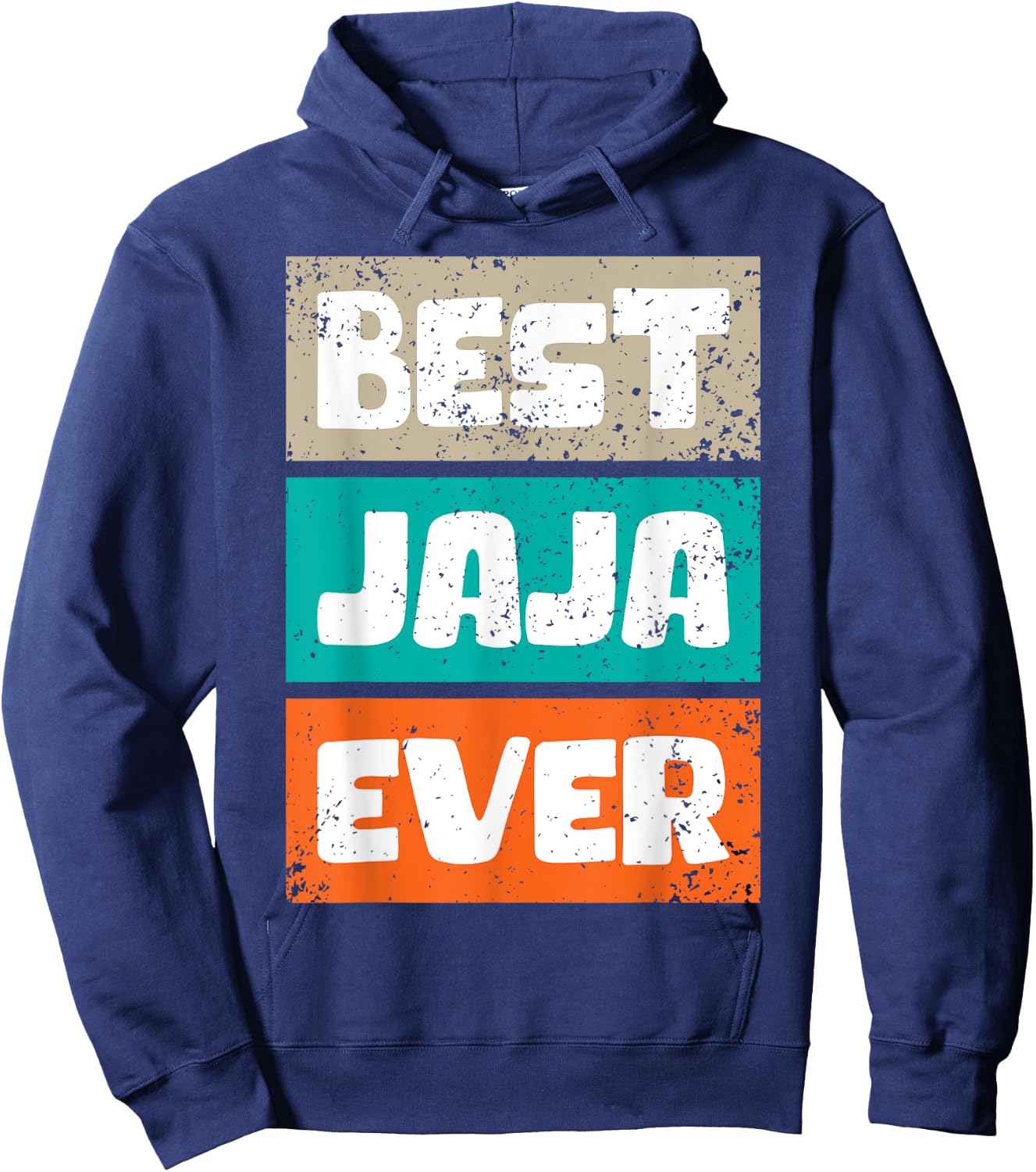 Fathers Day Best Jaja Ever Shirts Cool Fathers Day Present Hoodie - Hoodie | Navy