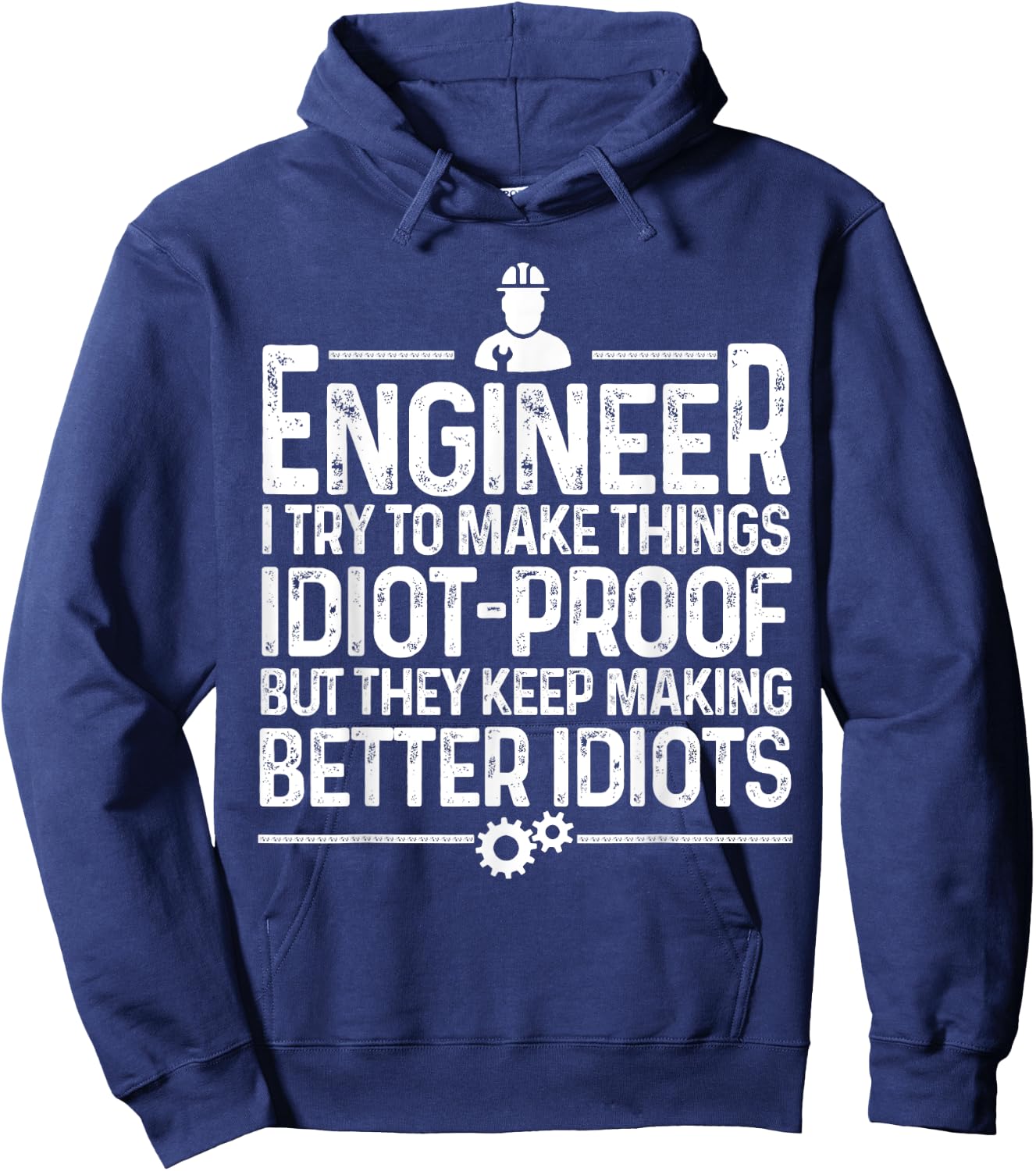 Funny Engineer Gift Women Cool Engineering Mechanic Small Hoodie - Hoodie | Navy