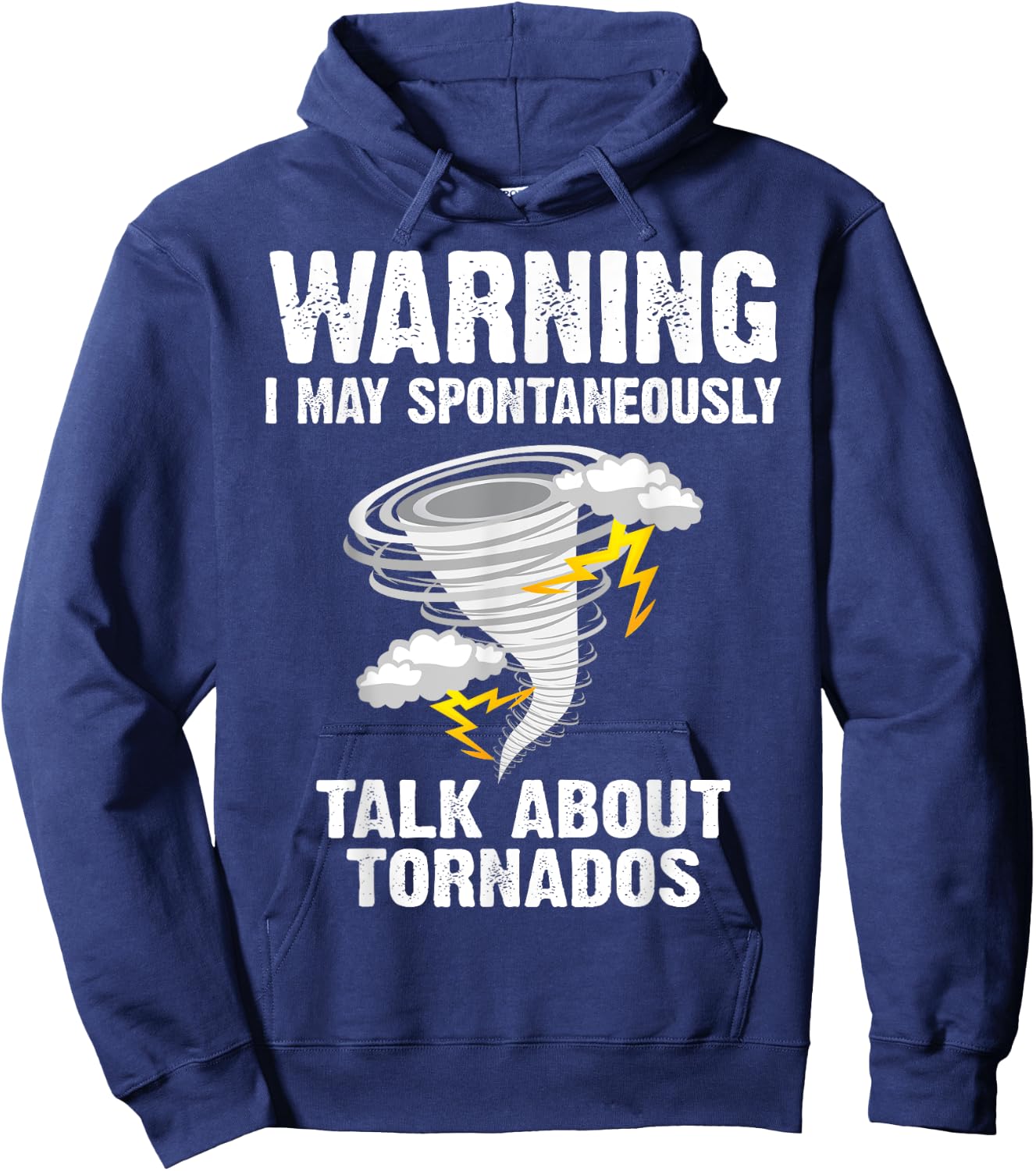 Funny Storm Tornado Chaser Gift Men Women Kids Cool Hunter Hoodie - Hoodie | Navy
