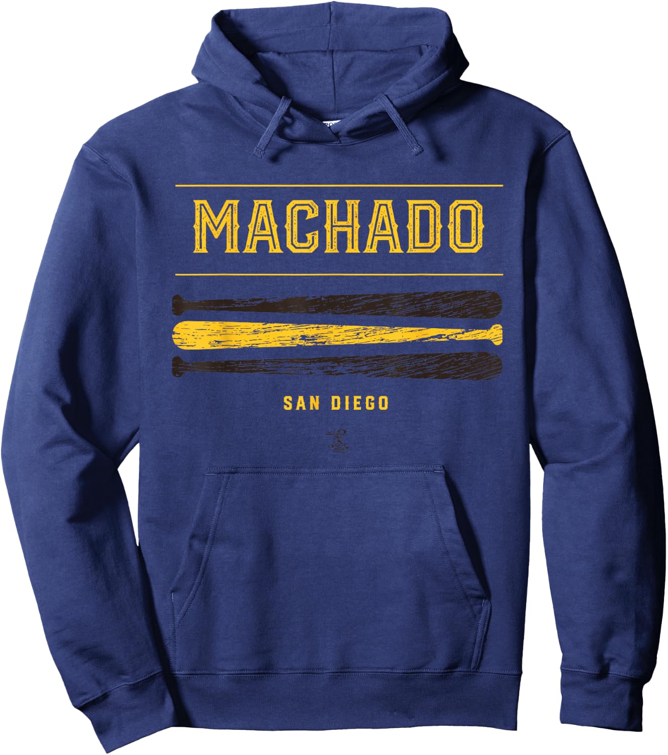 Manny Machado Vintage Baseball Bat Gameday Hoodie - Hoodie | Navy