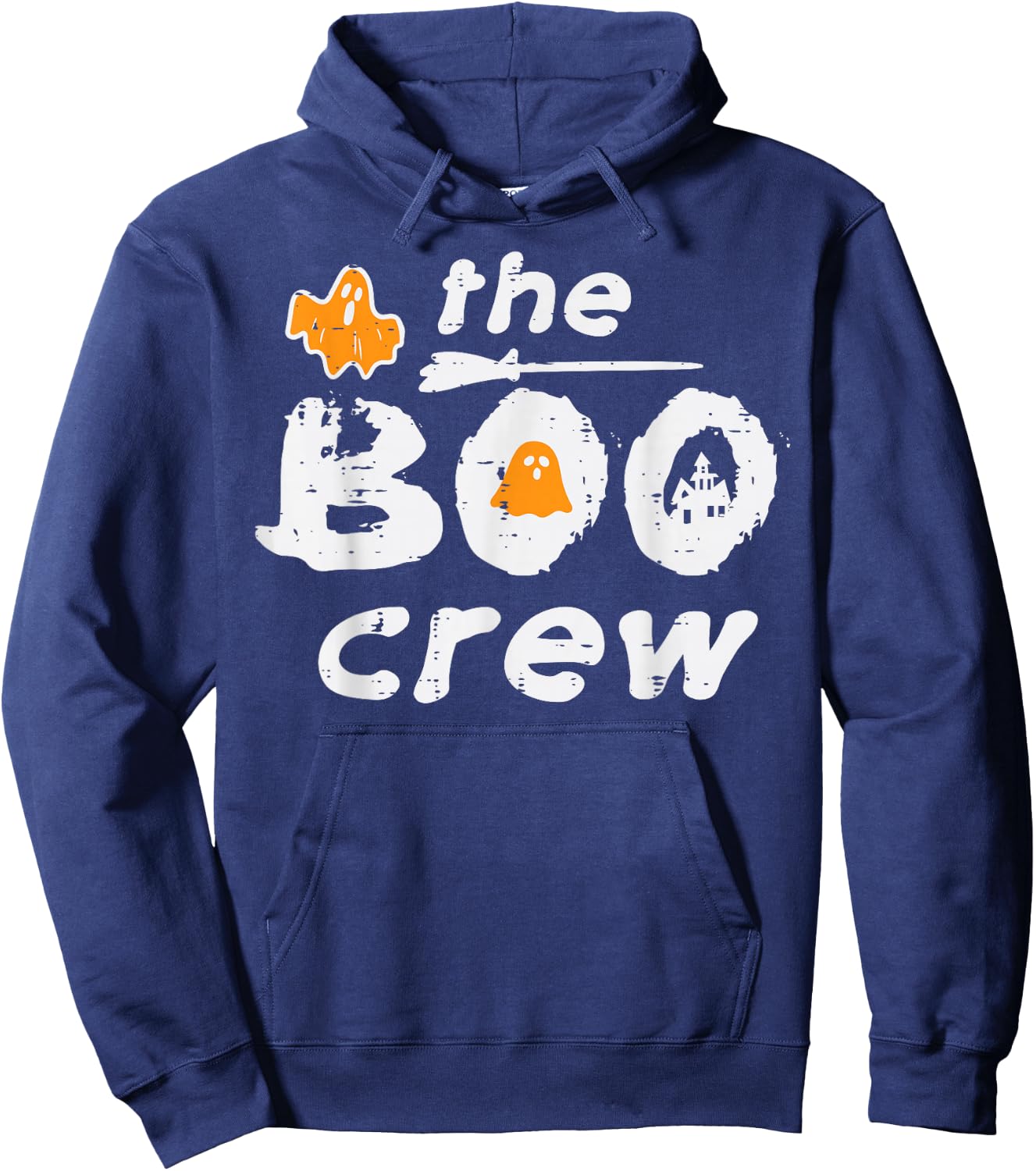 Halloween The Boo Crew Matching Costume Squad Men Women Kids Hoodie - Hoodie | Navy