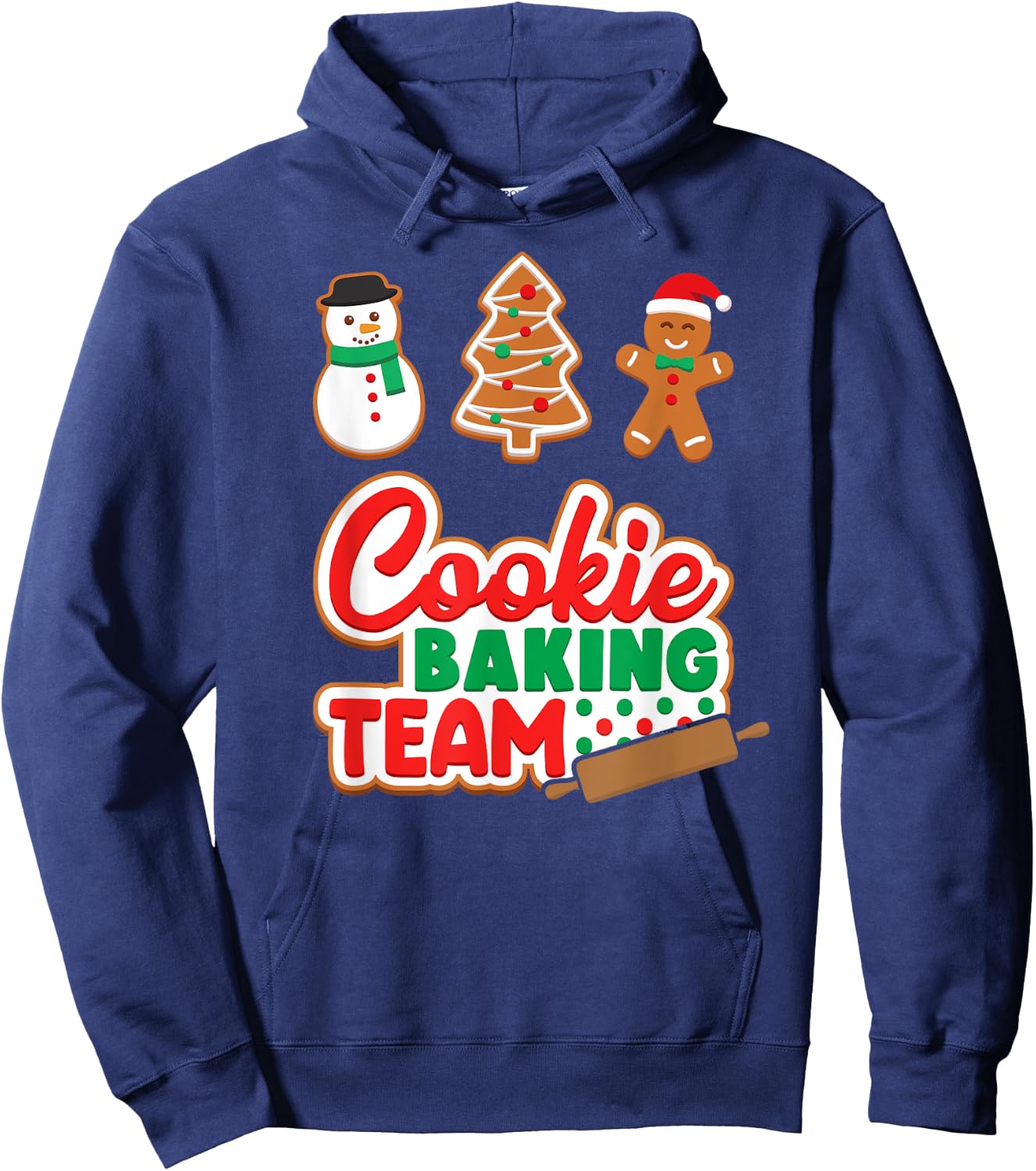 Cookie Baking Team Shirt Crew Xmas Family Matching Group Hoodie - Hoodie | Navy