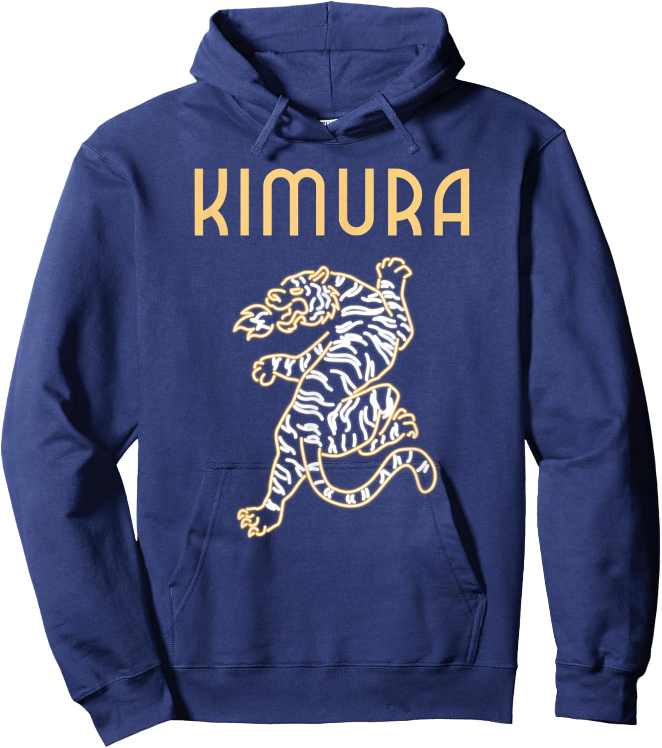 Kimura Tiger, Jiu-Jitsu, MMA, Muay Thai, Wrestling, Boxing Hoodie - Hoodie | Navy