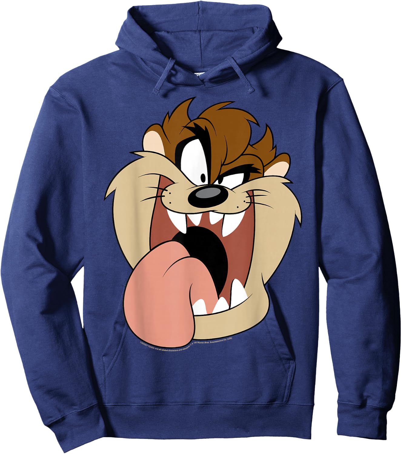 Looney Tunes Taz Big Face Hoodie - Hoodie | Navy