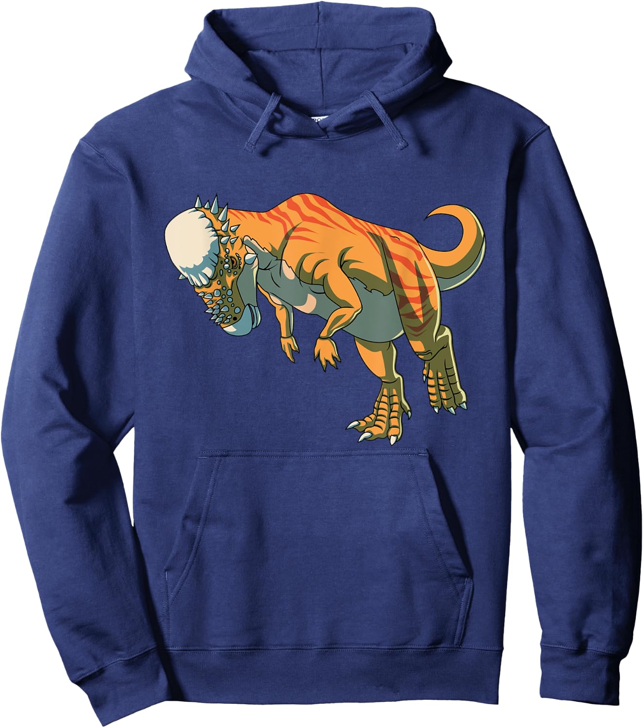 Realistic Pachycephalosaurus Dinosaur Prehistoric Art Hoodie - Hoodie | Navy