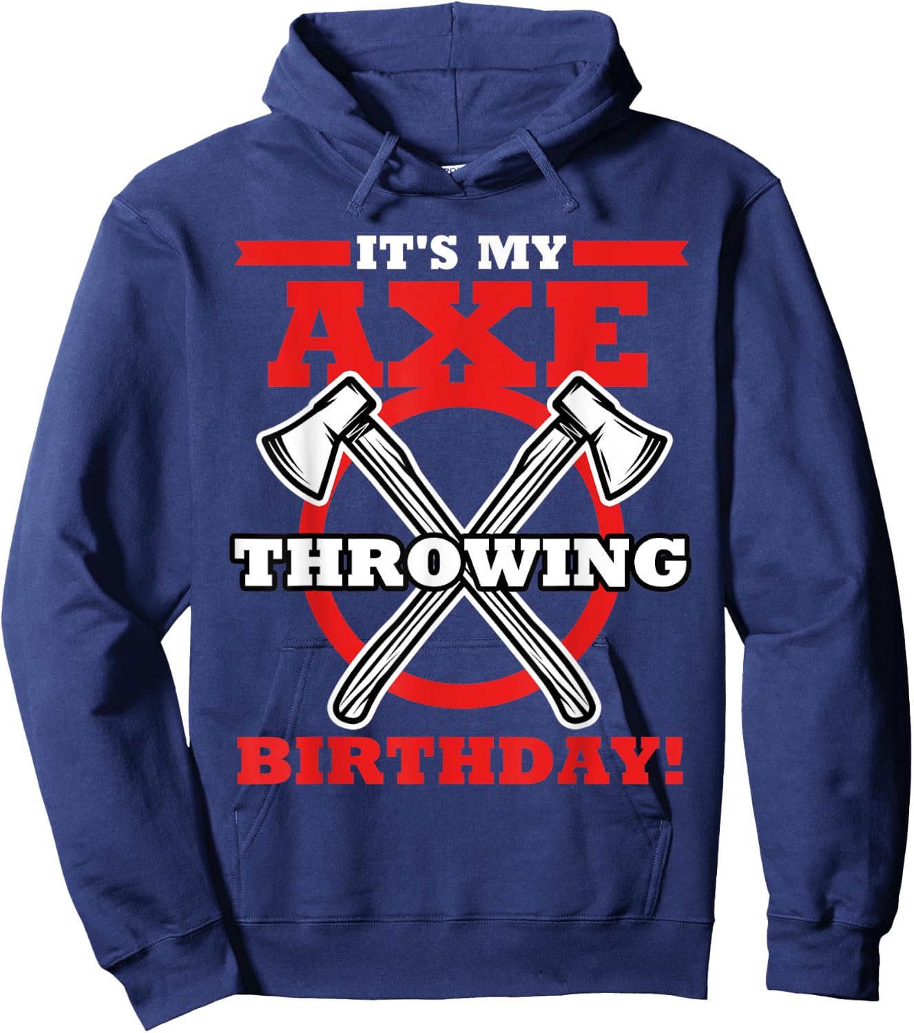 Ax Throwing Birthday Party Gift Funny Husband Dad Boyfriend Hoodie - Hoodie | Navy
