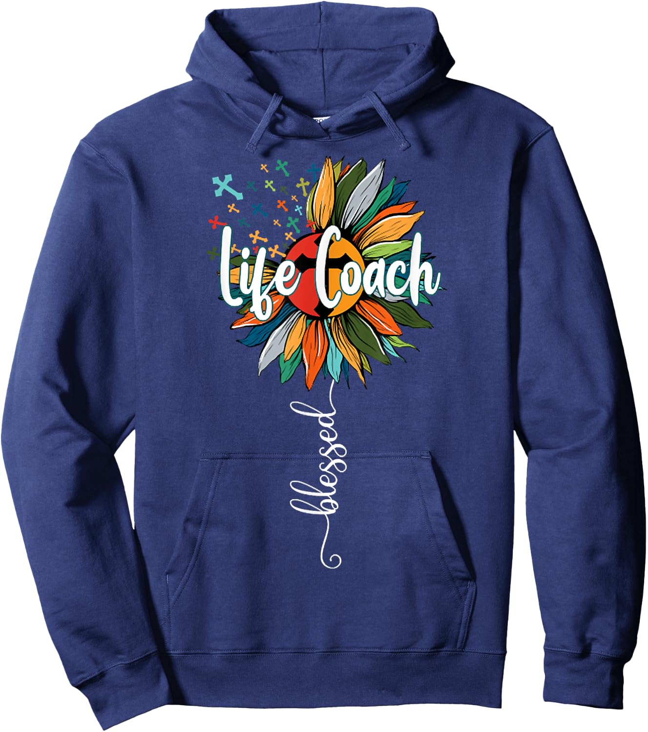 Life Coach Mentor Life Coaching Girls Funny Hoodie - Hoodie | Navy